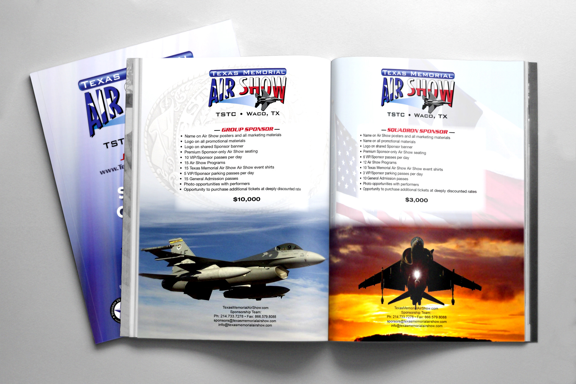 Sponsor brochure for new Airshow