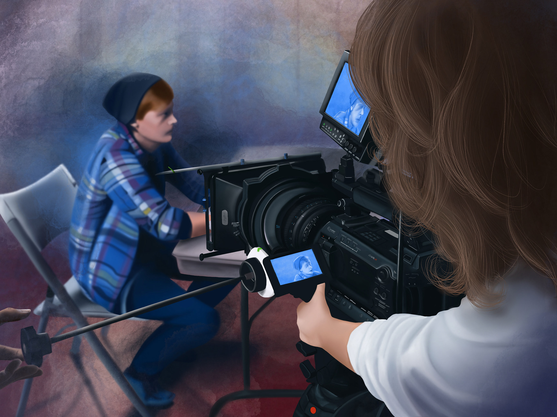 For the Media Programs, illustrated on Procreate