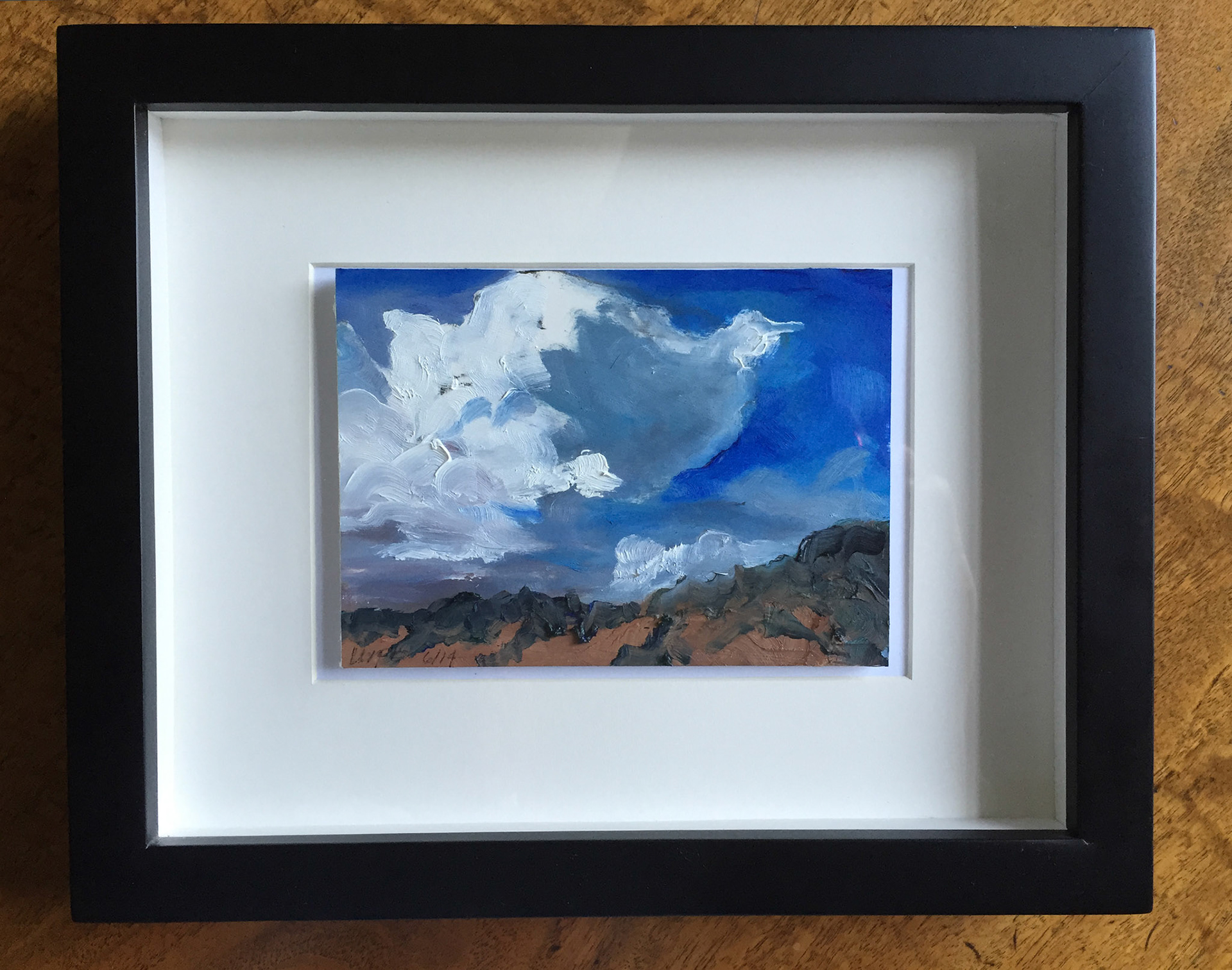 "Marina de Ispica". Oil On Foam Core Panel, 4.5" x 6", 2014 