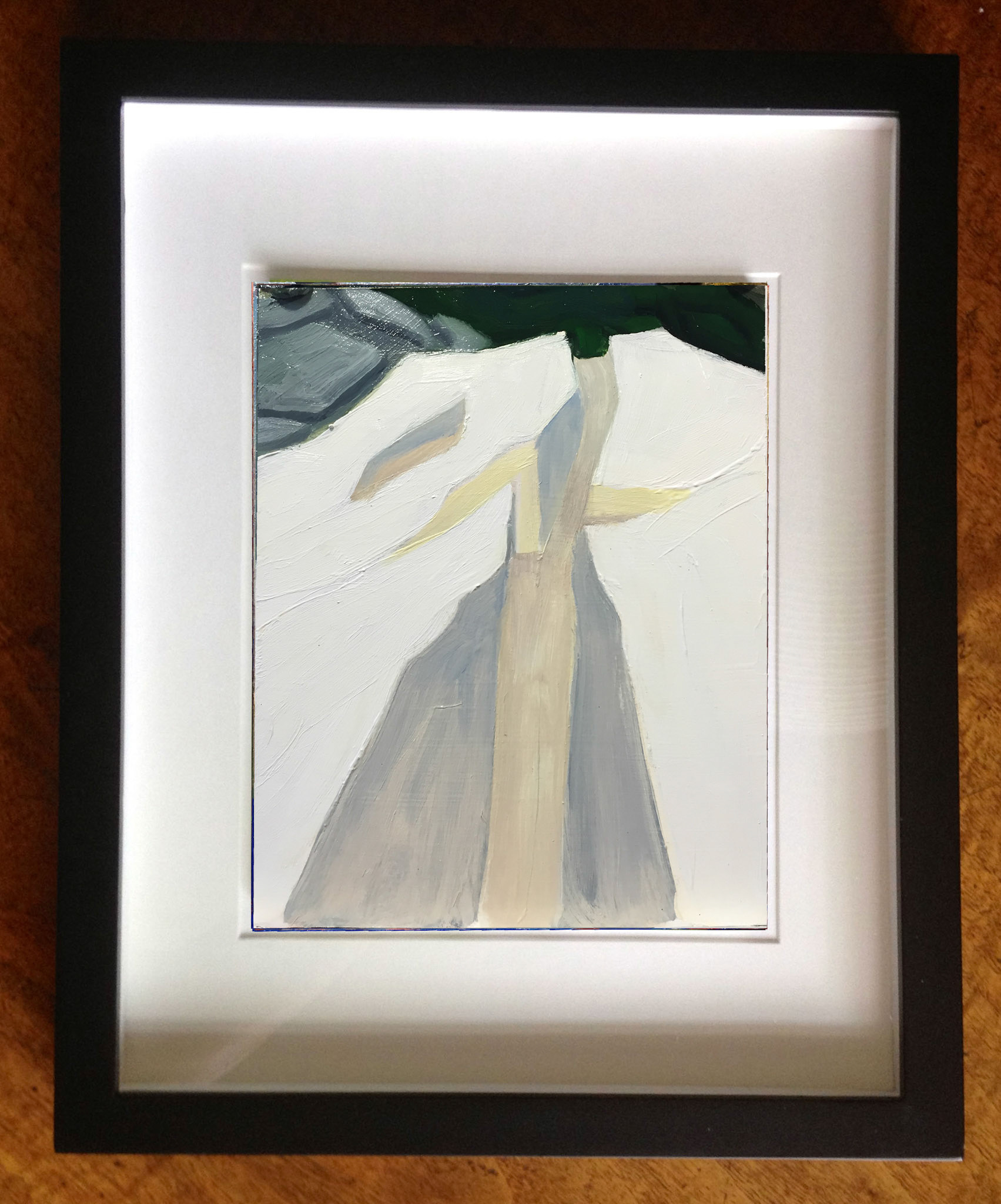 Cretto II Oil On Foam Core Panel, 4.5" x 6", 2015 