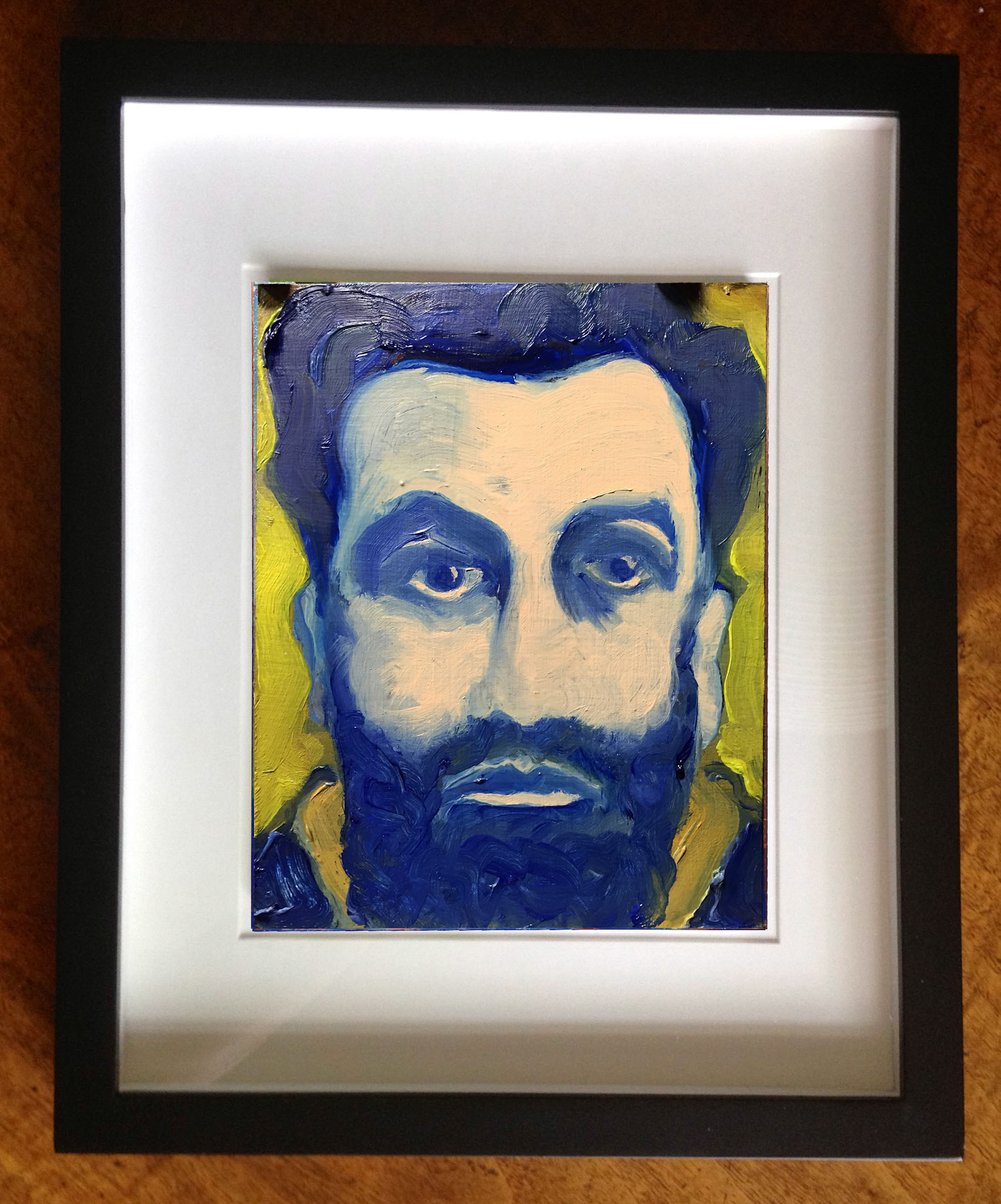 "RP 16" Oil On Foam Core Panel, 4.5" x 6", 2015