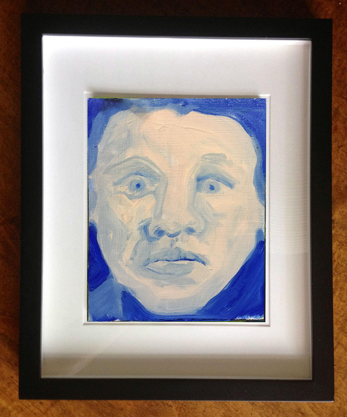 "AB 335" Oil On Foam Core Panel, 4.5" x 6", 2015 