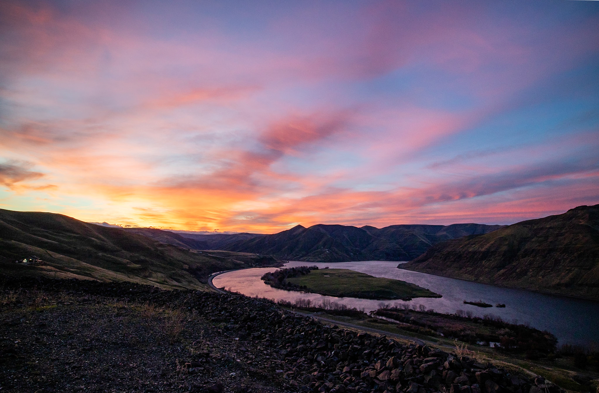 The view of the river ain't too shabby!