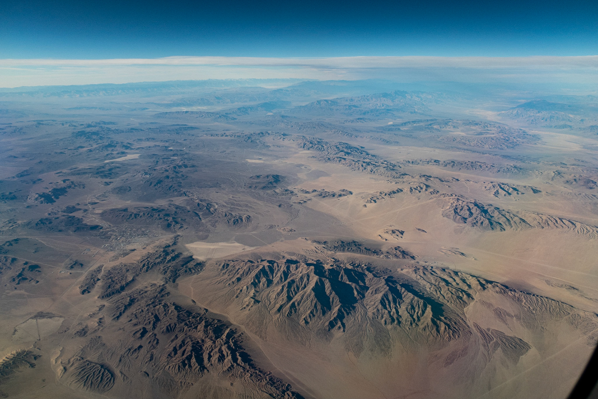 I hate to leave but I love flying over soutwestern US.