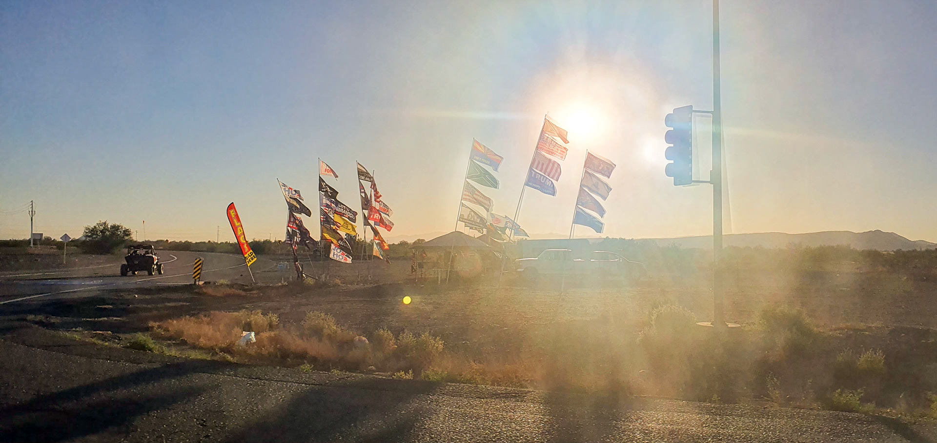 Anyone need to stop for a flag?