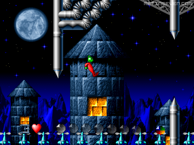 Graphics for the Moon Child platform game • Graphics voor het Moon Child platformspel