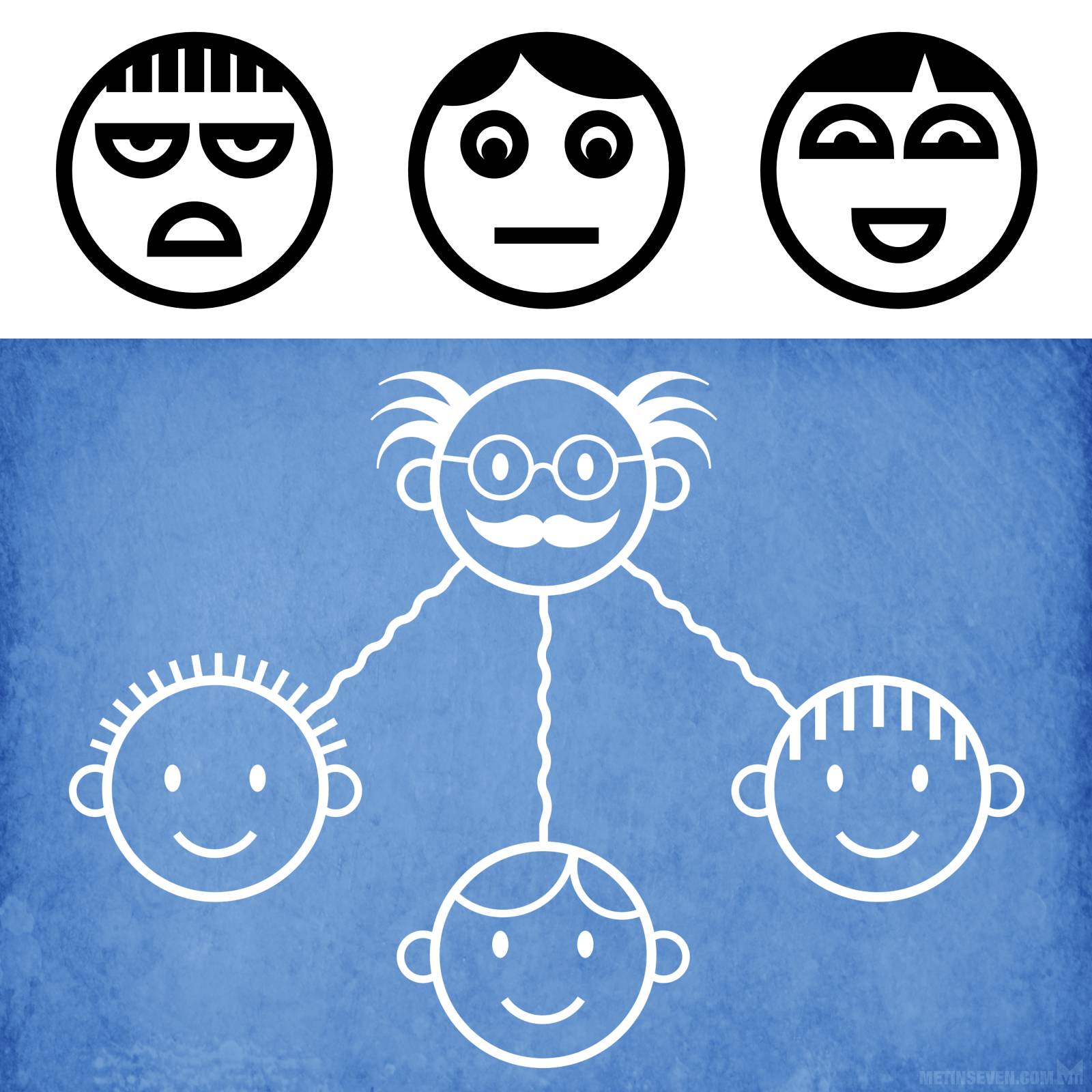 Graphic emoticon designs • Grafische emoticon-ontwerpen