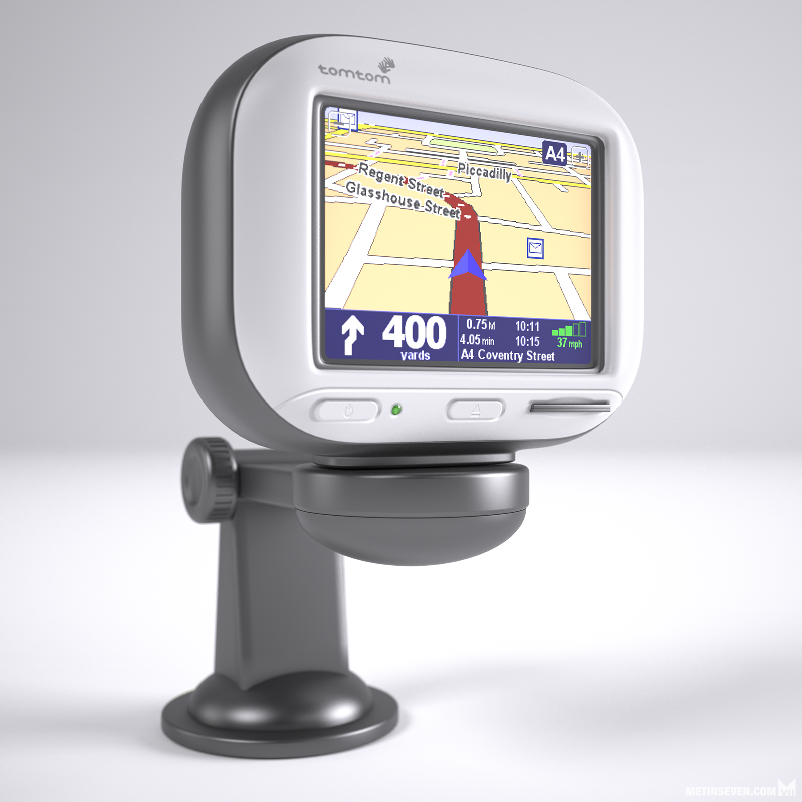 tomtom, go, 500, car, auto, navigation, navigatie, system, systeem, visualisatie, visualization, illustration, illustratie, 3d