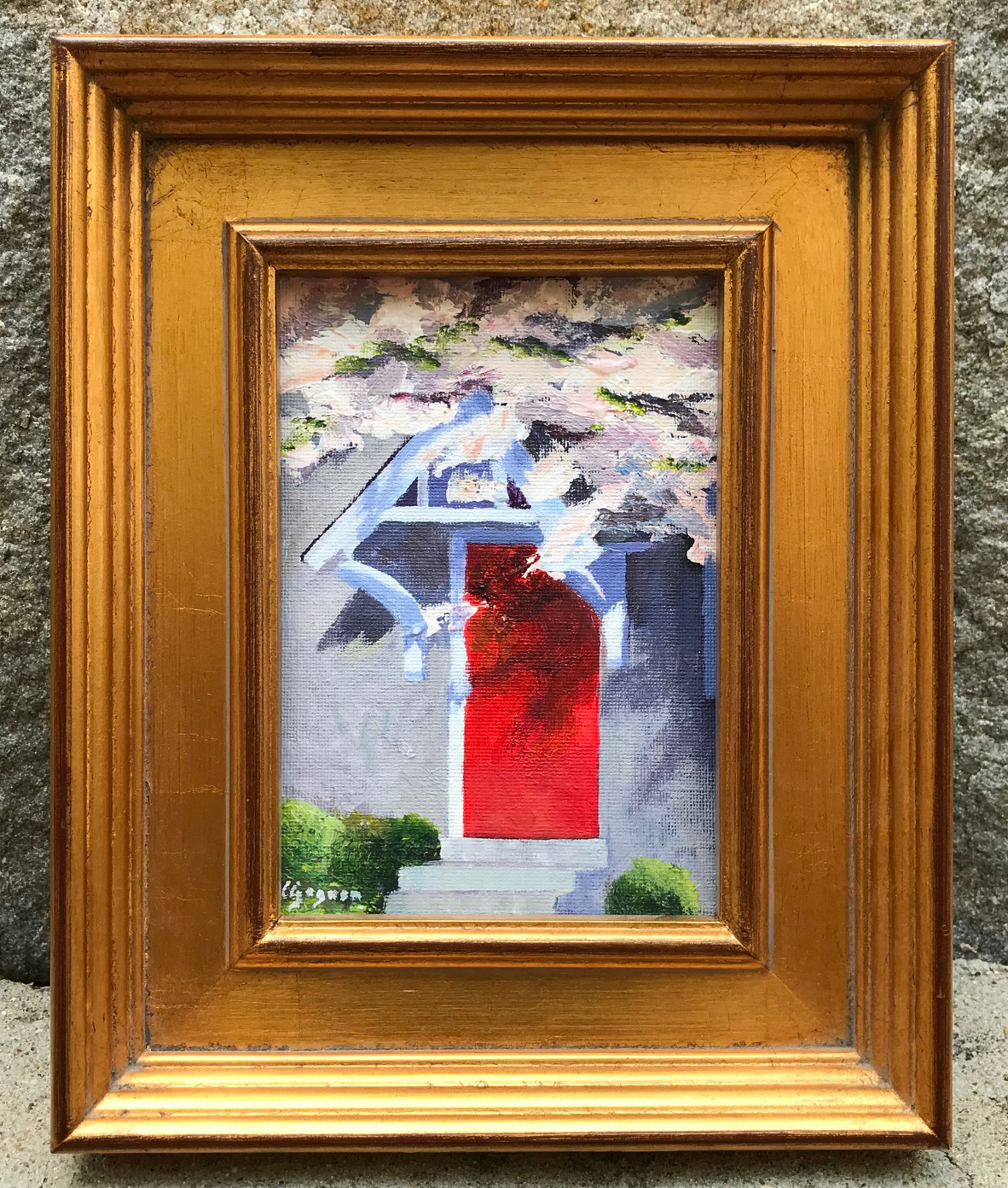 Claire Gagnon, In Bloom, Acrylic, 5" x 7", Price: $150