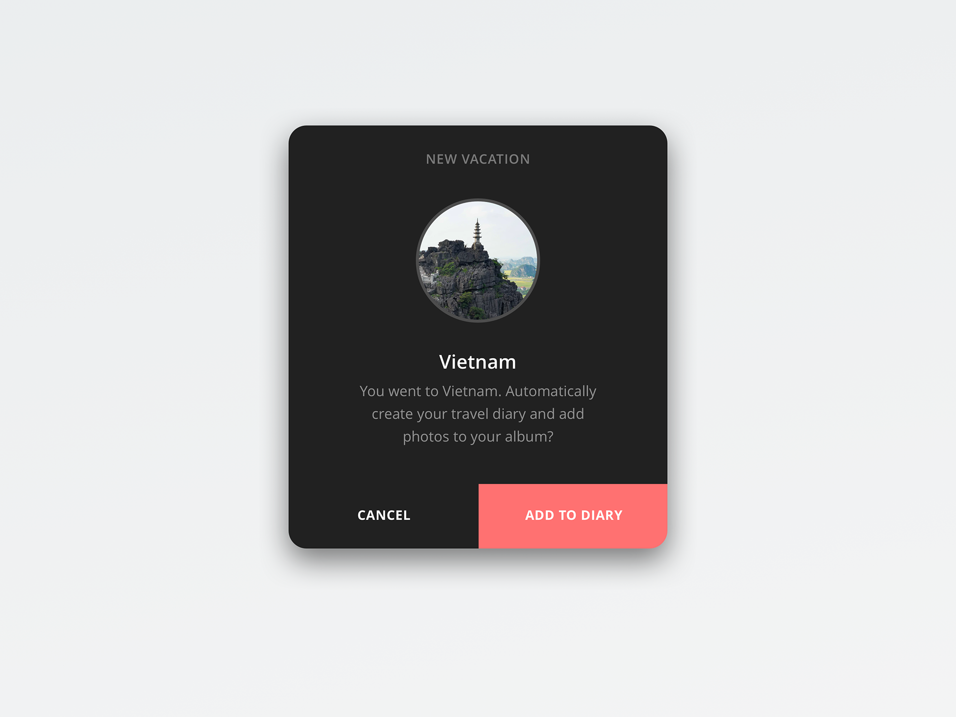 Web Design - Travel Diary Module by Milan Houter