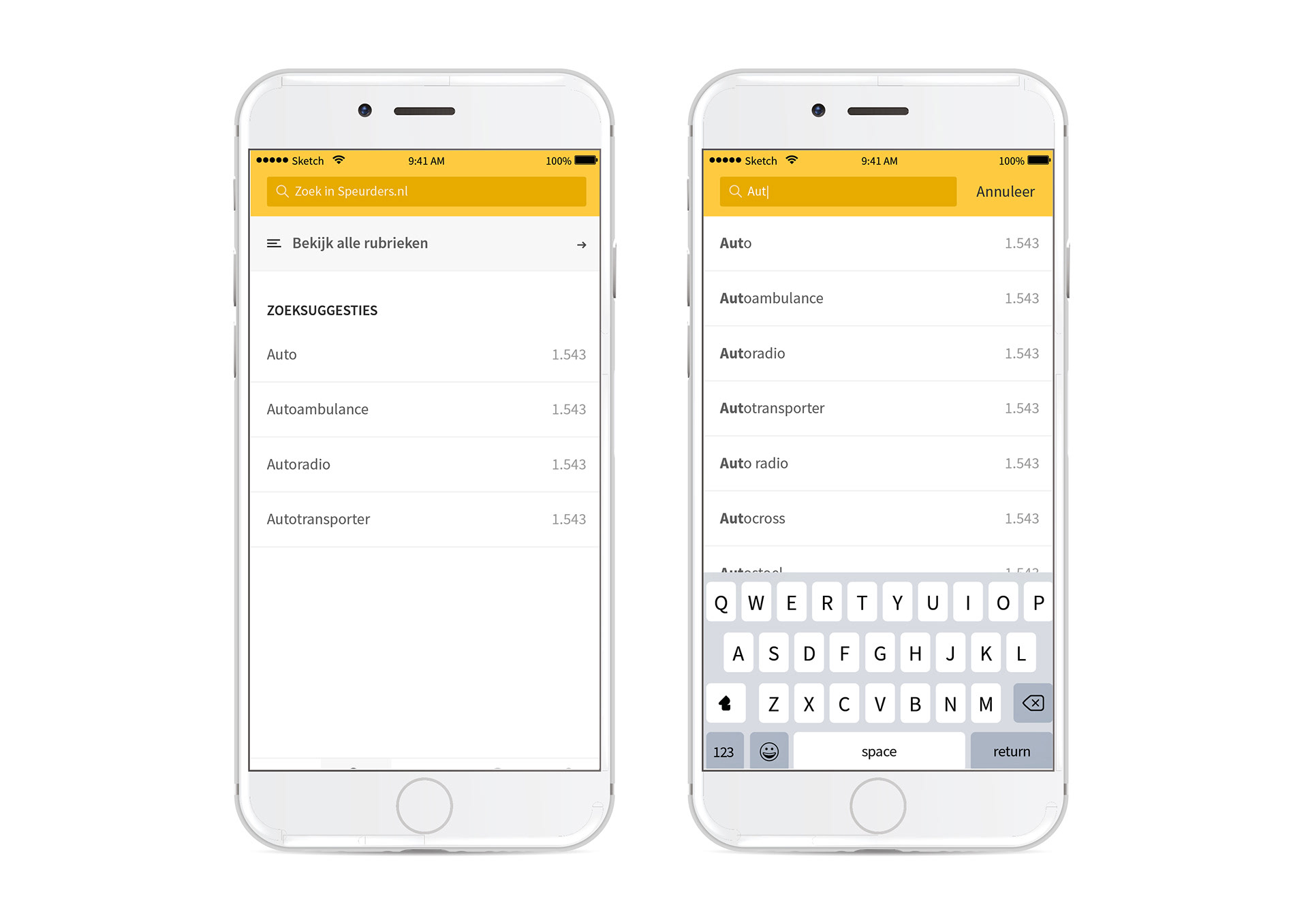 Speurders.nl App Design Concept by Milan Houter