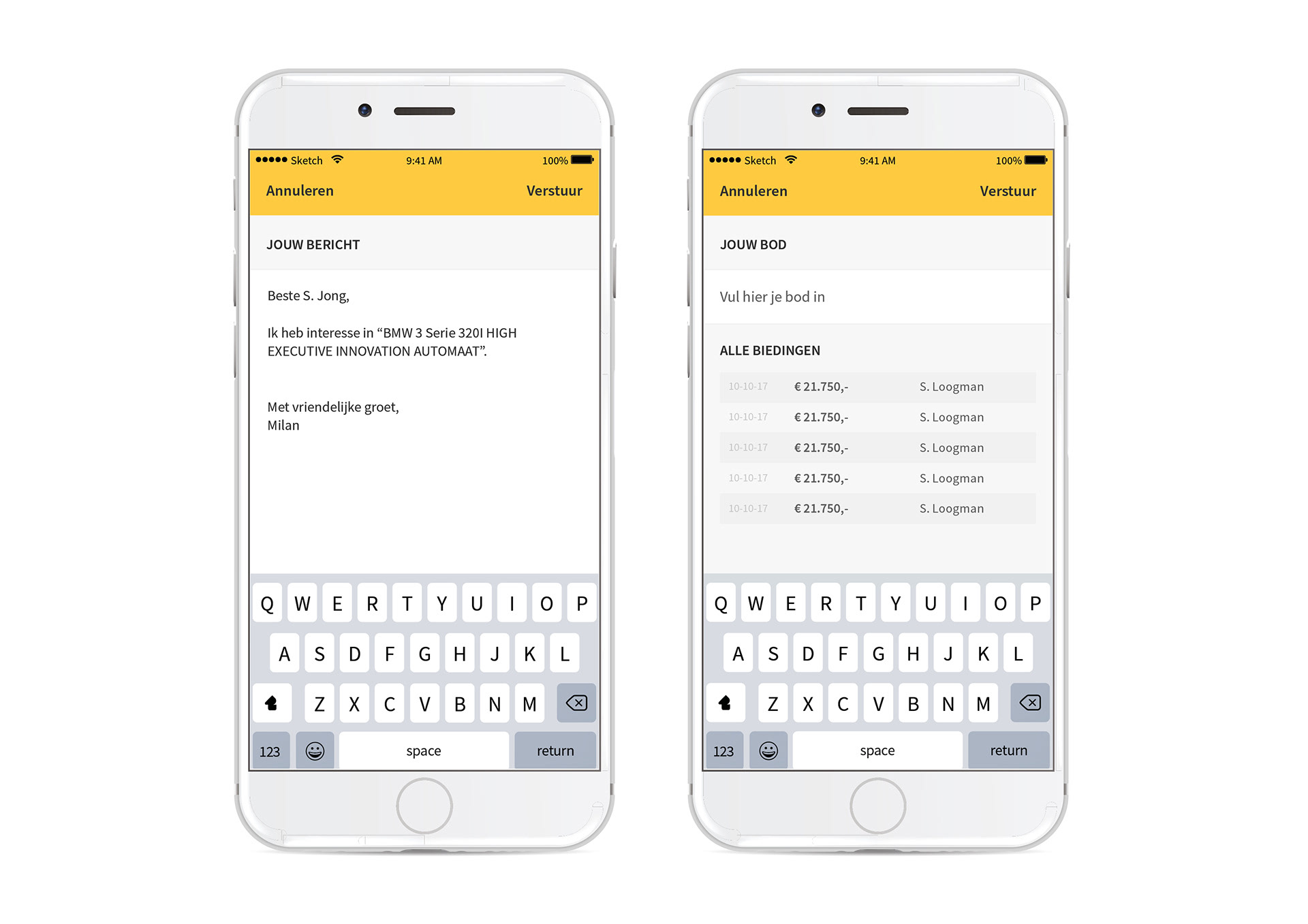 Speurders.nl App Design Concept by Milan Houter