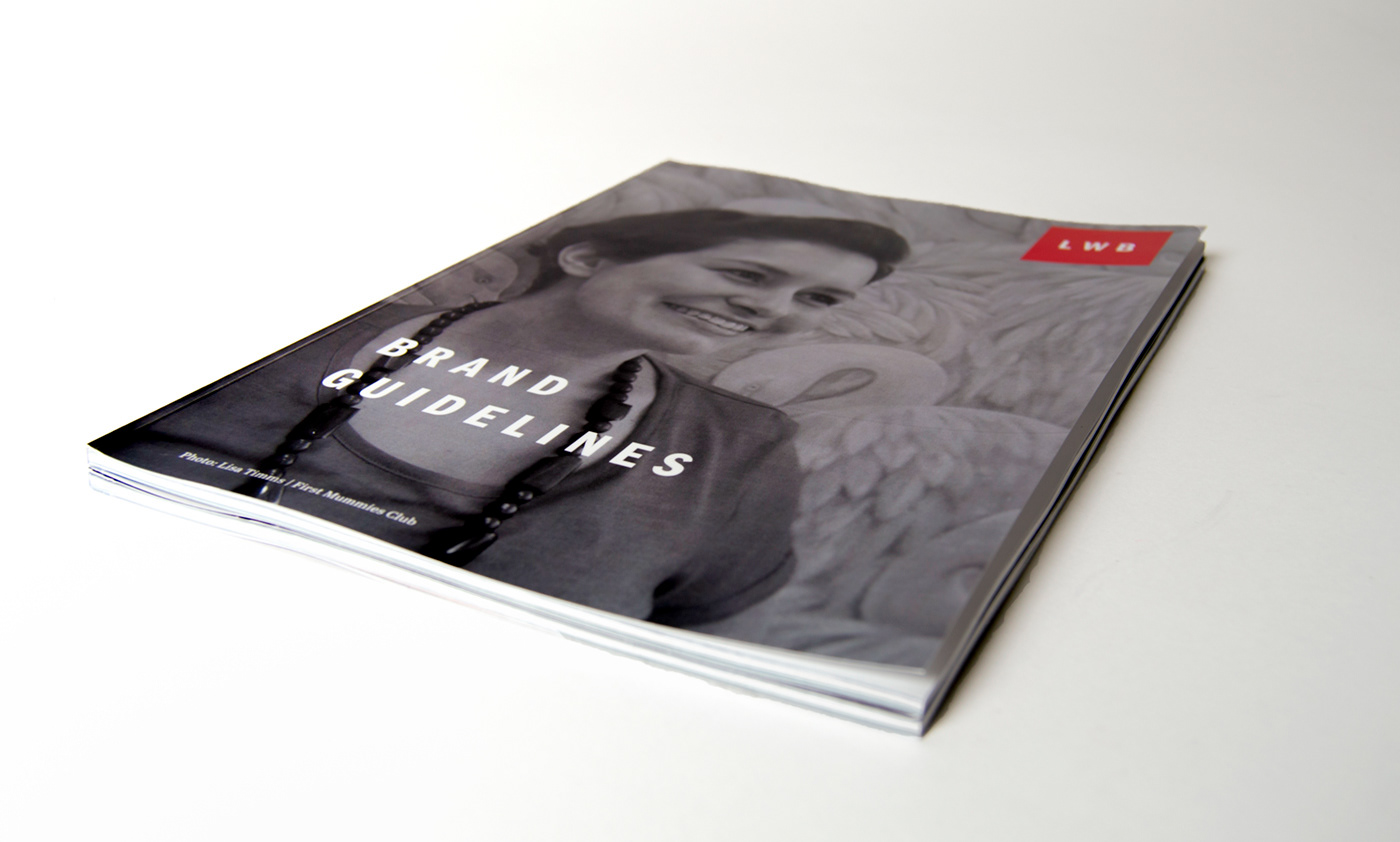 Lindsey l Ahmet graphic designer Bolton Local women in business brand guidelines cover page printed