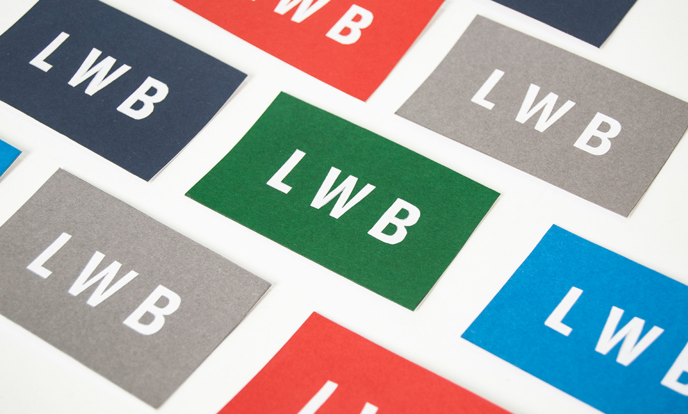 Lindsey l Ahmet Bolton graphic designer local women in business printed business cards in multiple colours