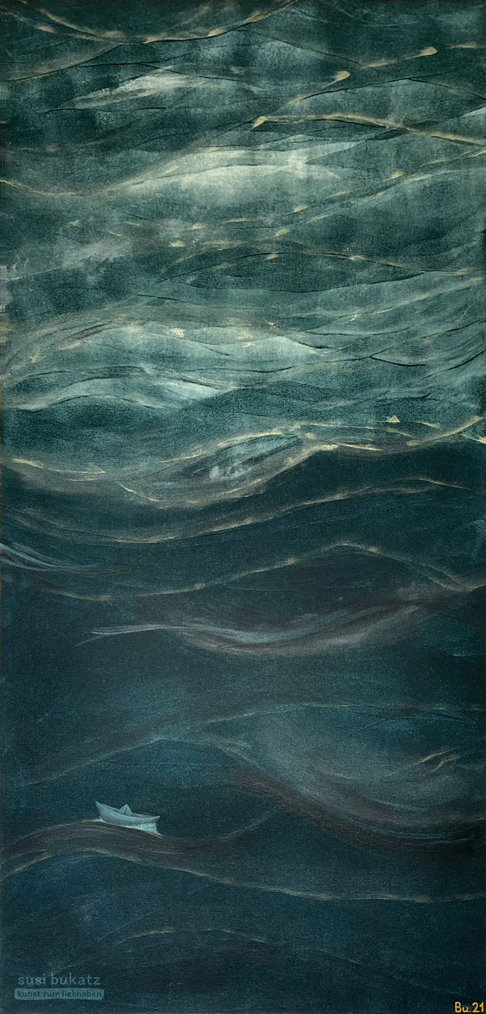 »Der Sturm«, 50 x 100 cm