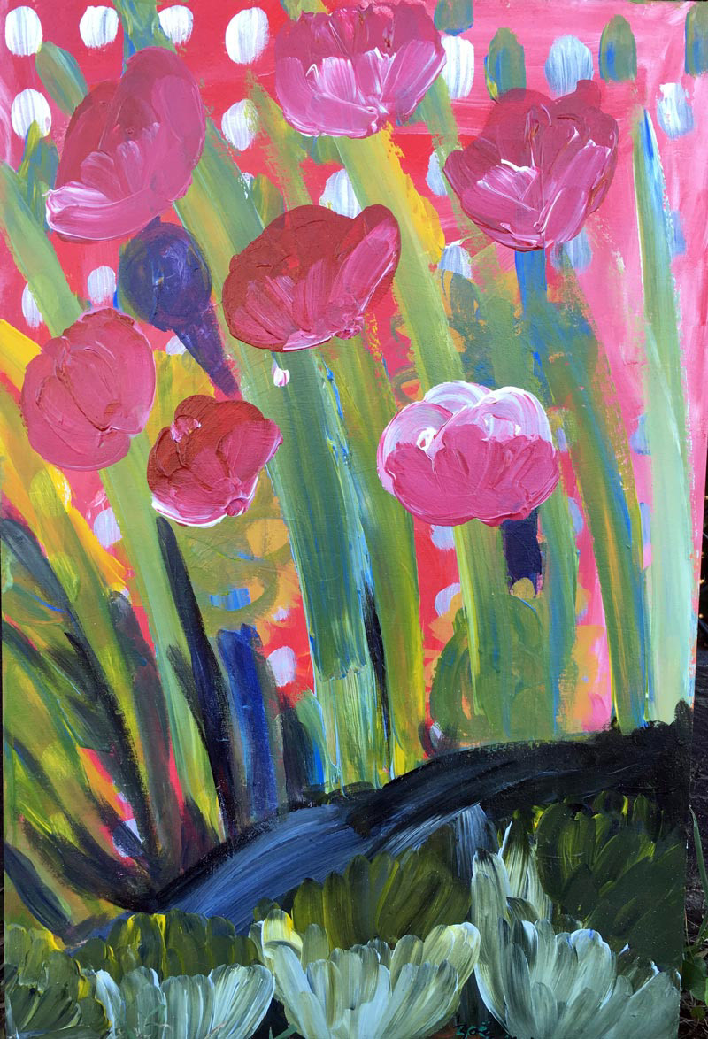 Acrylic painting