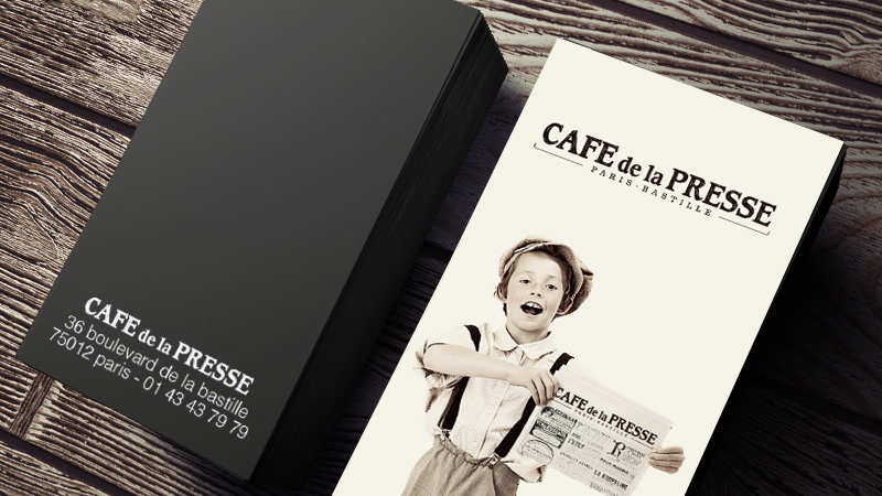 Waspee Cafe De La Presse Paris Logo And Branding