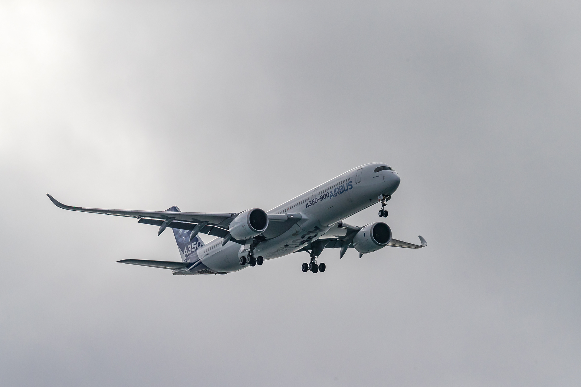 Airbus A350-900 Test Flight, Wellington NZ