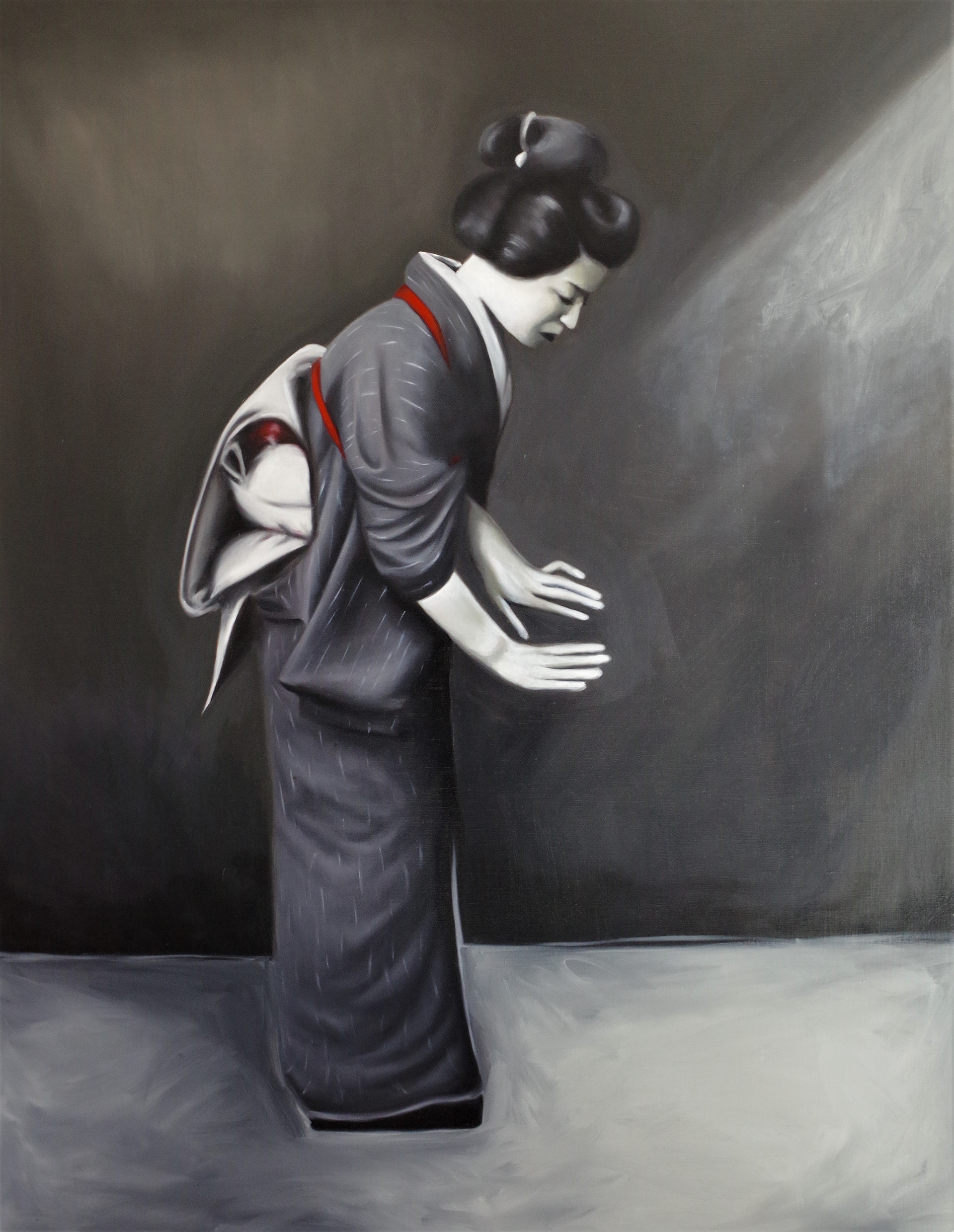 The Light (Hikari) - 2015, Oil on linen 117x91 cm