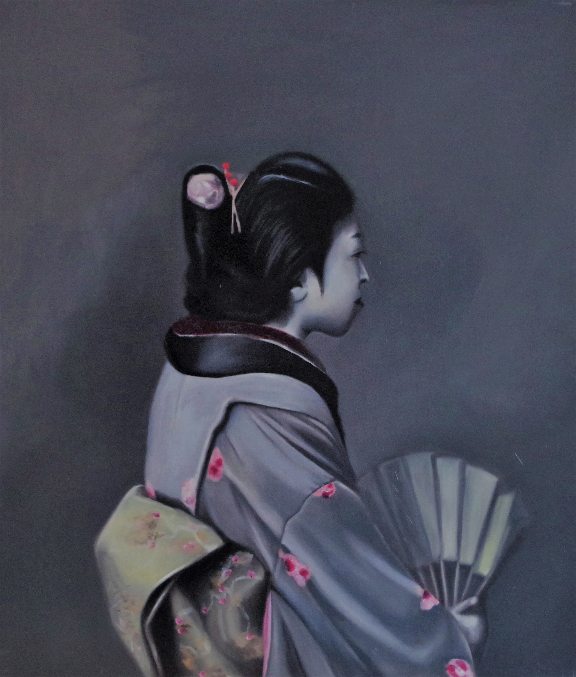 The Mirror I - 2015, Oil on linen 53x46cm