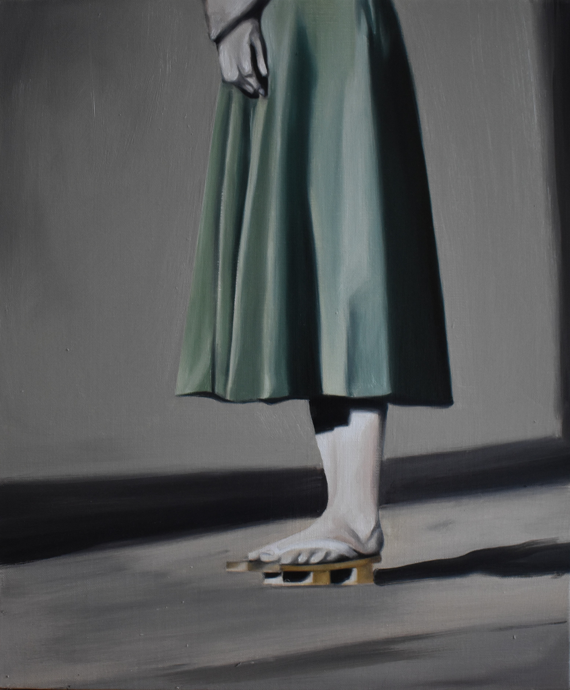 The Story - 2018, Oil on linen 45x38cm