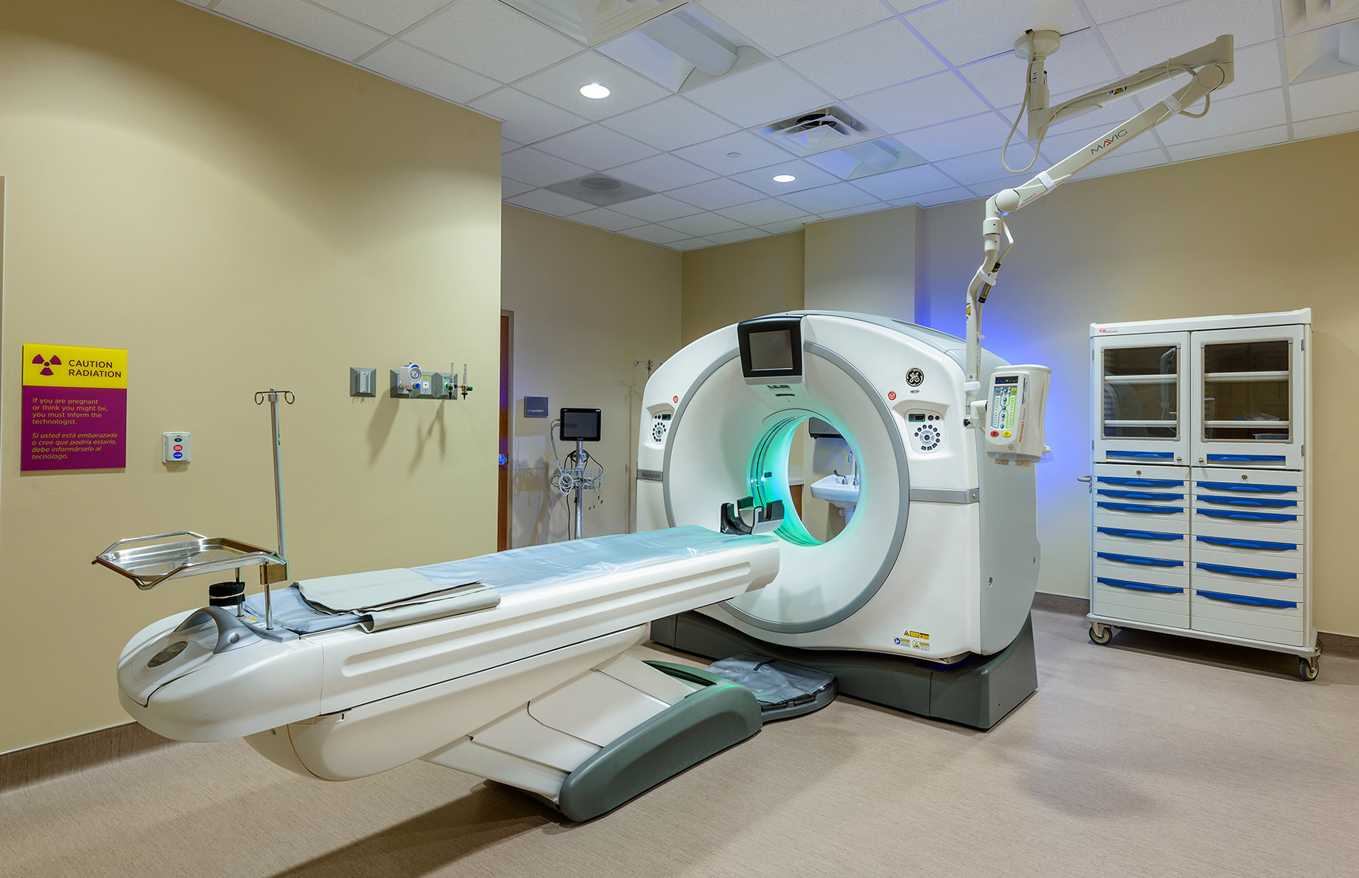CT Scan room, Providence Transmountain, El Paso TX