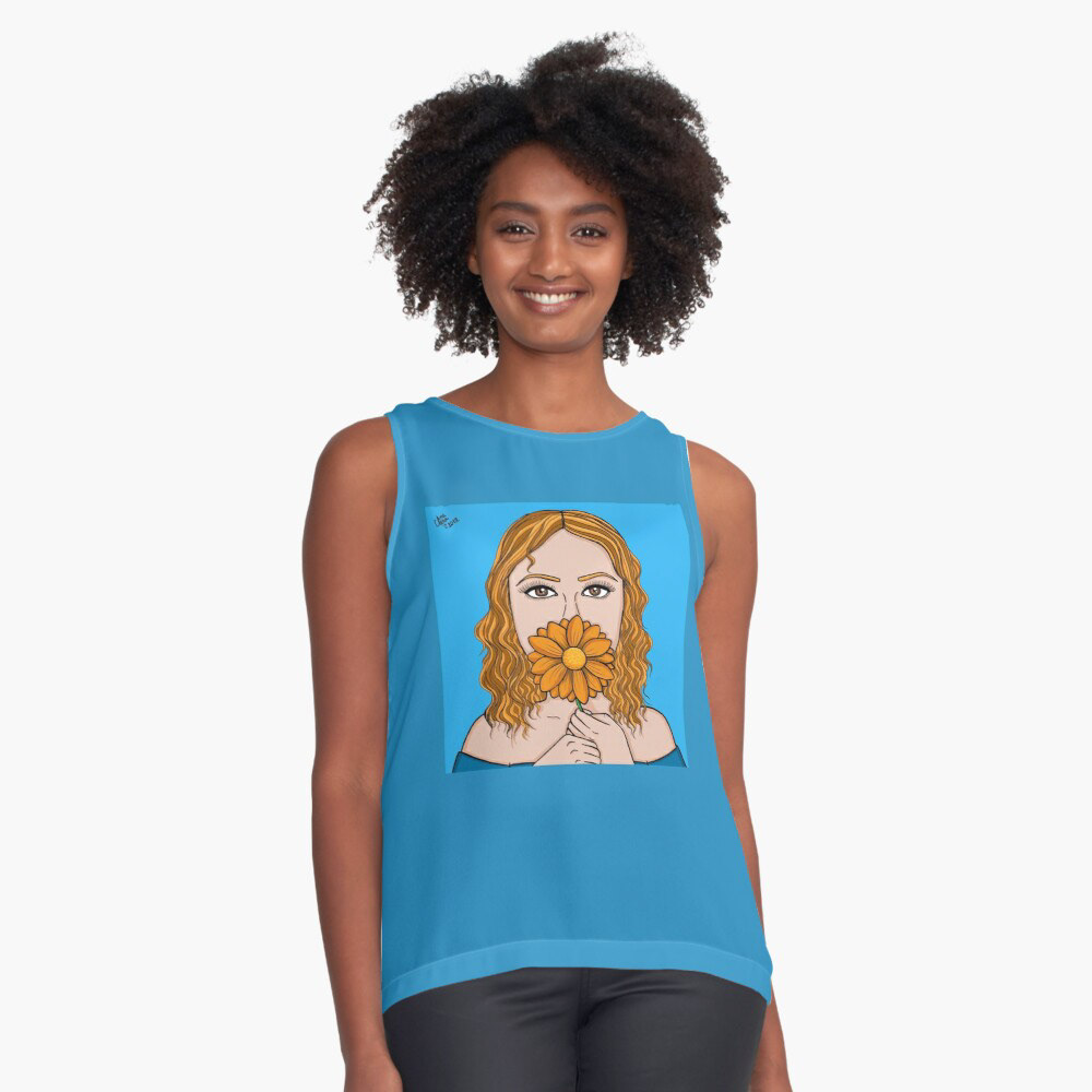 "Flower" Sleeveless Top