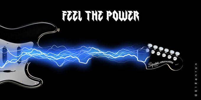 Advertise electric guitars