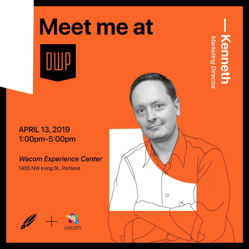 In April 2019, I traveled from Europe to Portland Oregon with the team from from Vectornator to speak at the Wacom Experience Center during Design Week Portland.