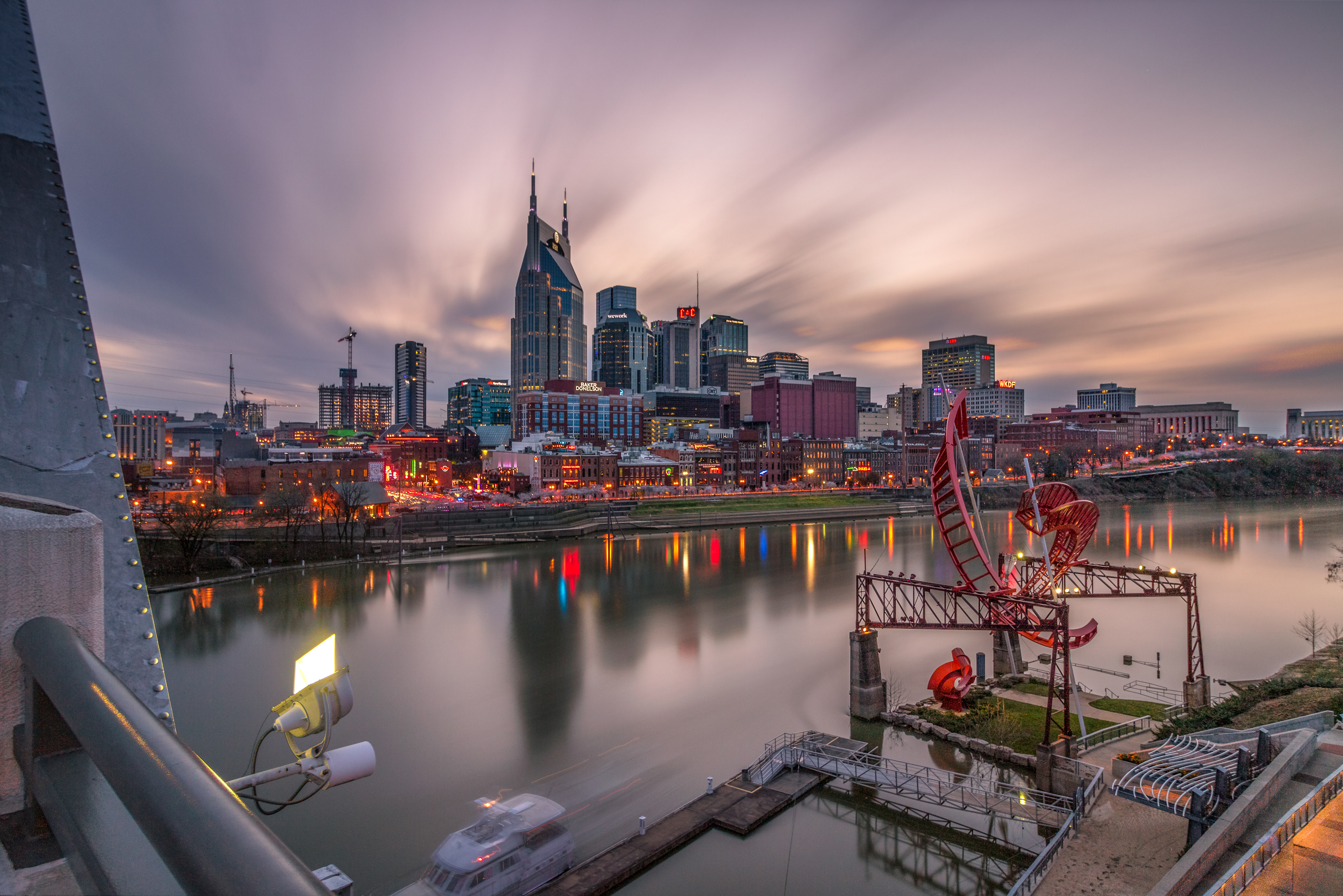 Nashville over the Cumberland
