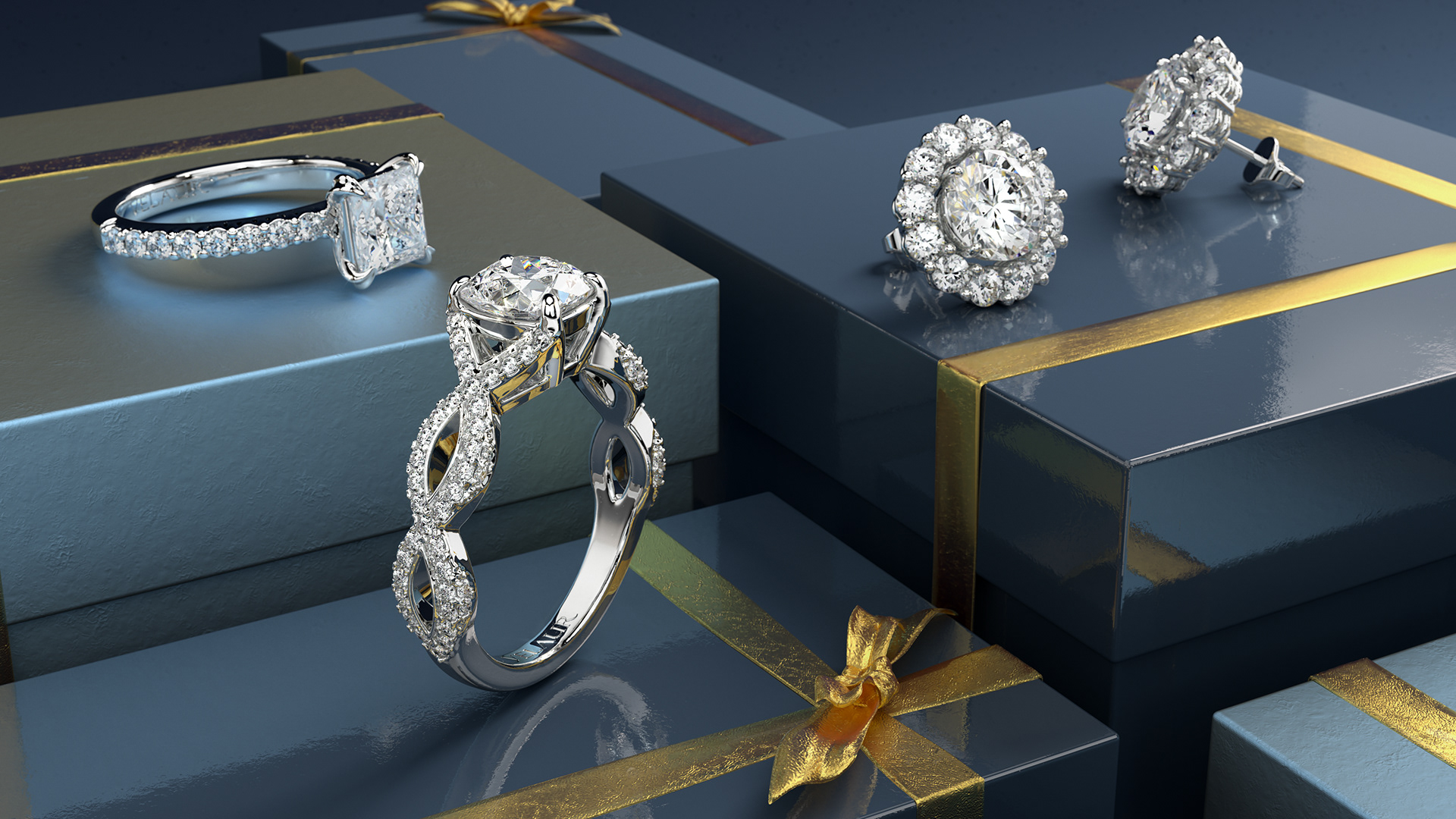 Photorealistic Jewelry Visualizations Vide renders Custom