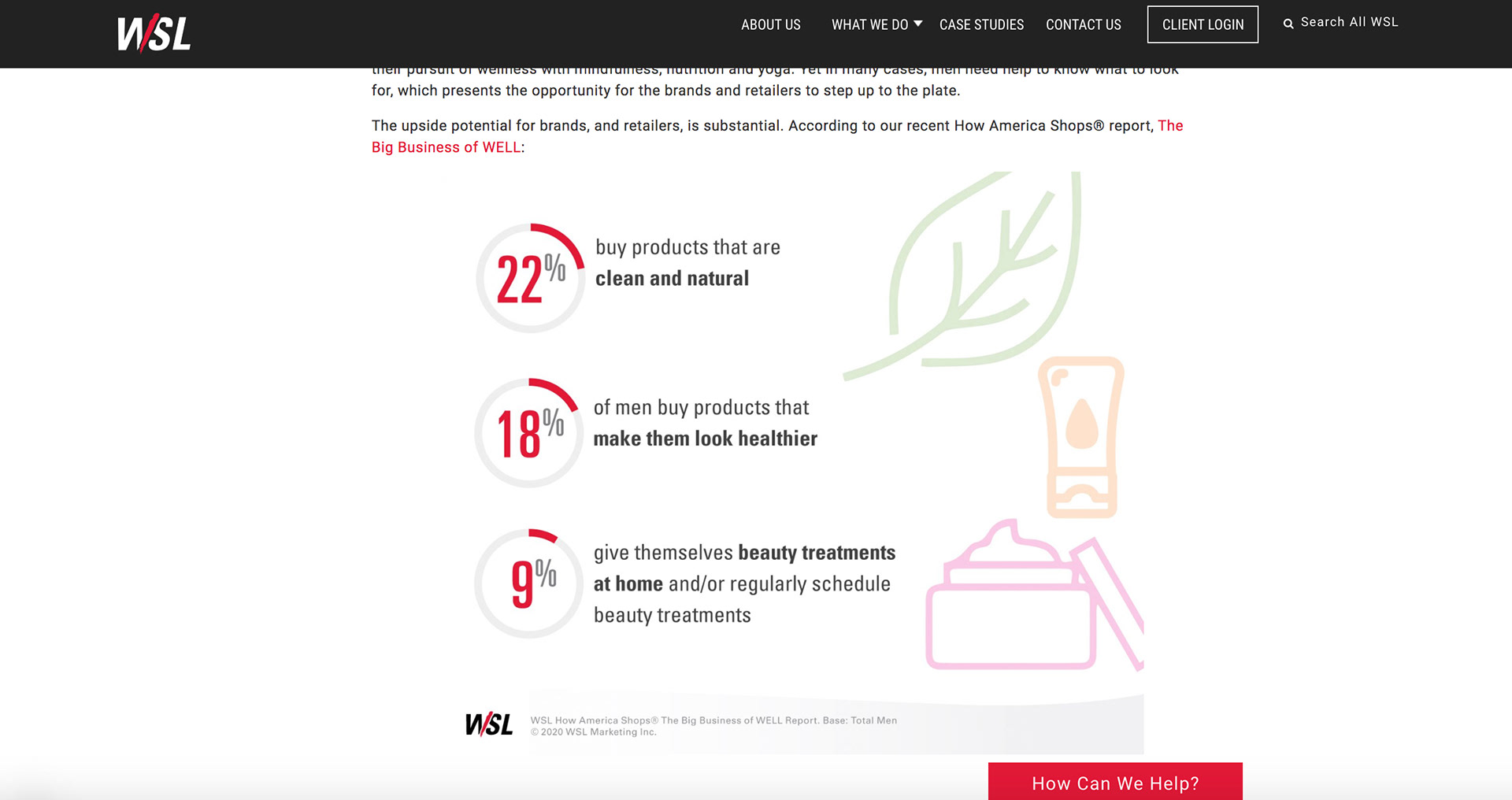 WSL social media assets - infographic and icon design for article on website
