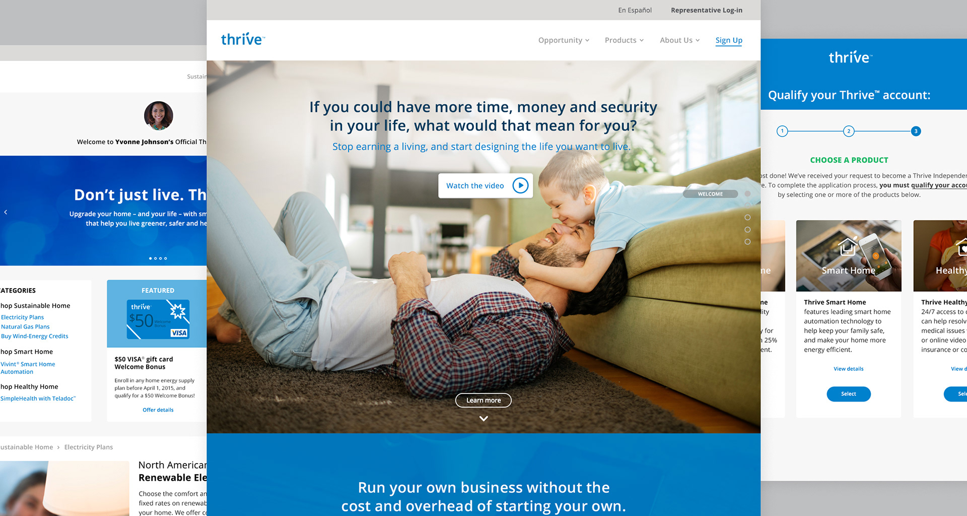 thrive website design