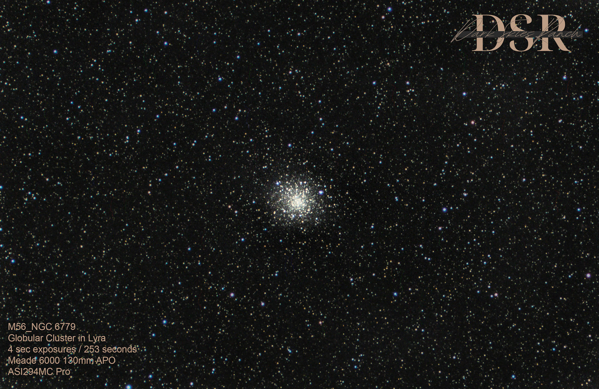 M56 Globula Cluster In Lyra