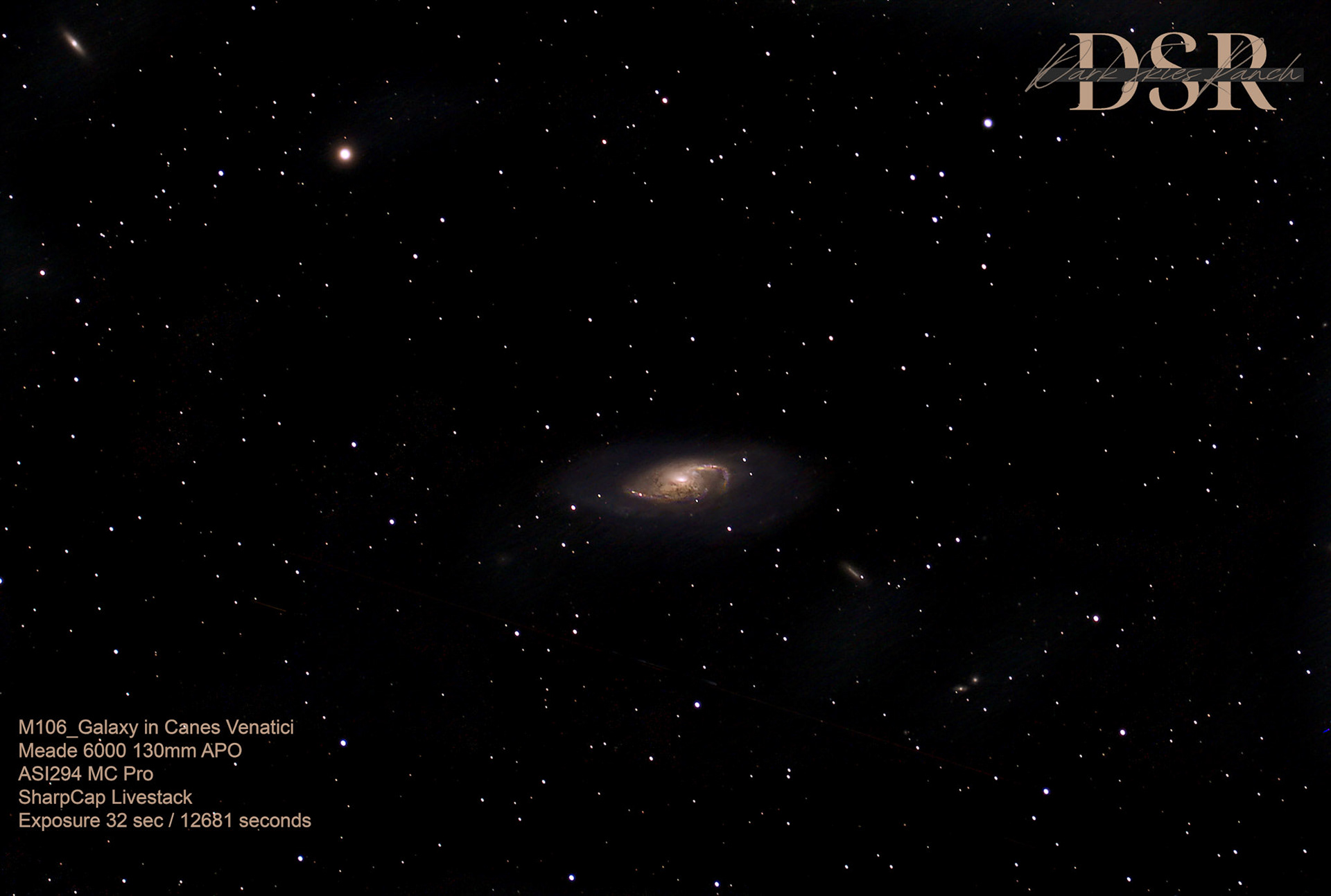 M106_Galaxy in Canes Venativi
