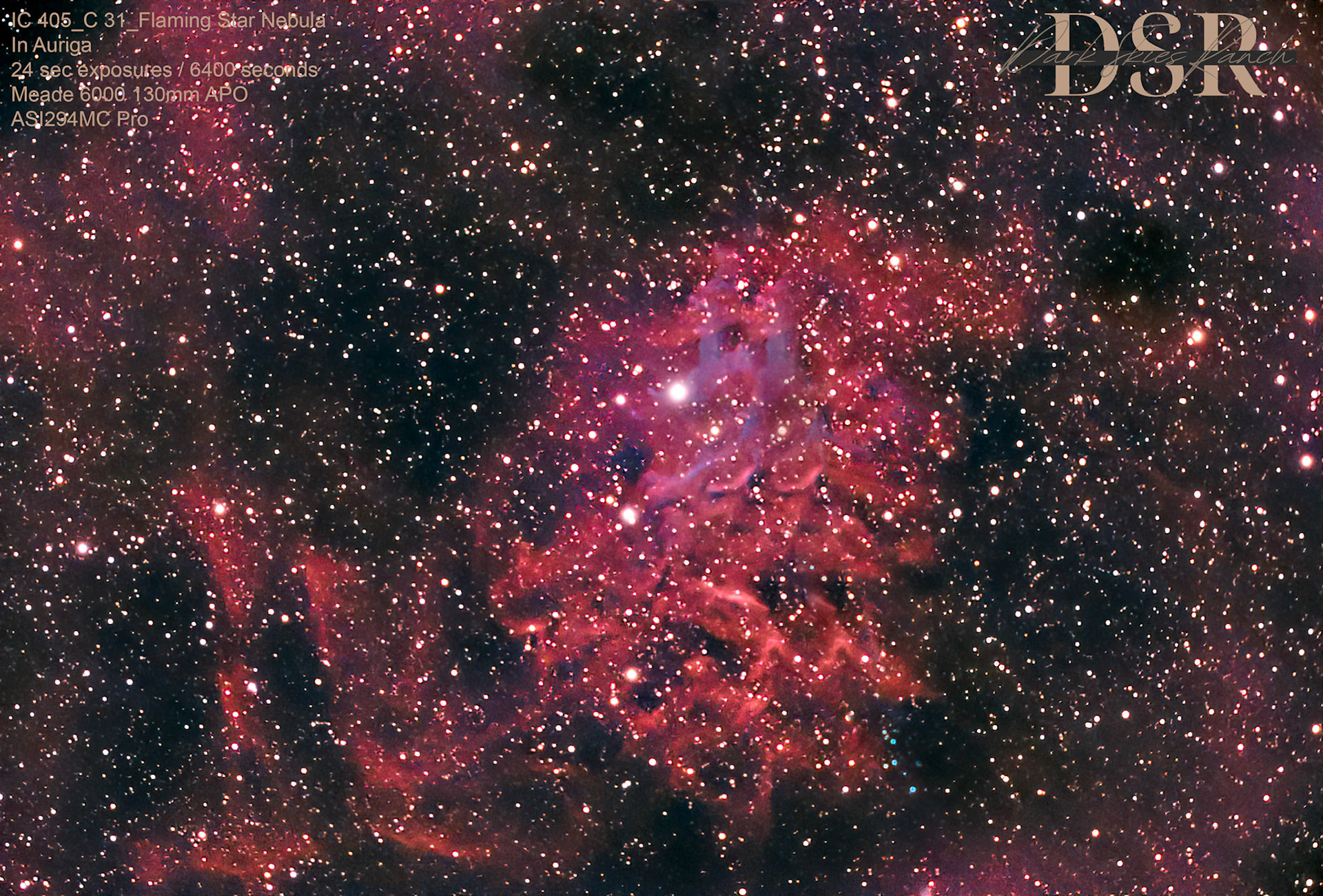 Flaming Star Nebula