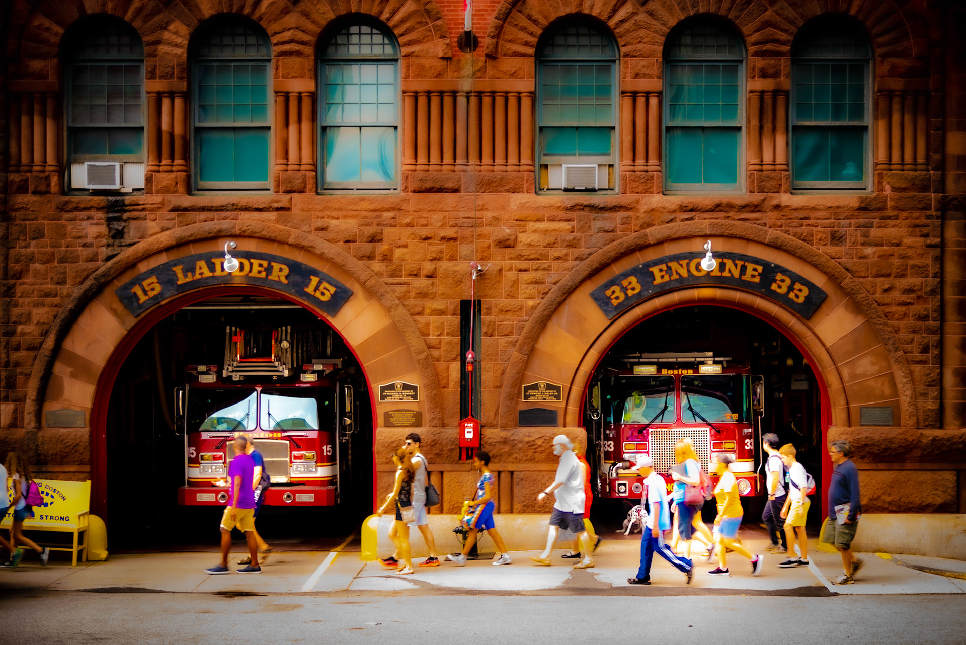 July 2nd, 2015-Engine 33/Ladder 15 firehouse in Boston’s Back Bay was established in 1888, and has a response area covering Boston’s Back Bay, South End, Fenway, and Roxbury. Engine 33/Ladder 15 is one of the most active firehouses in Boston.