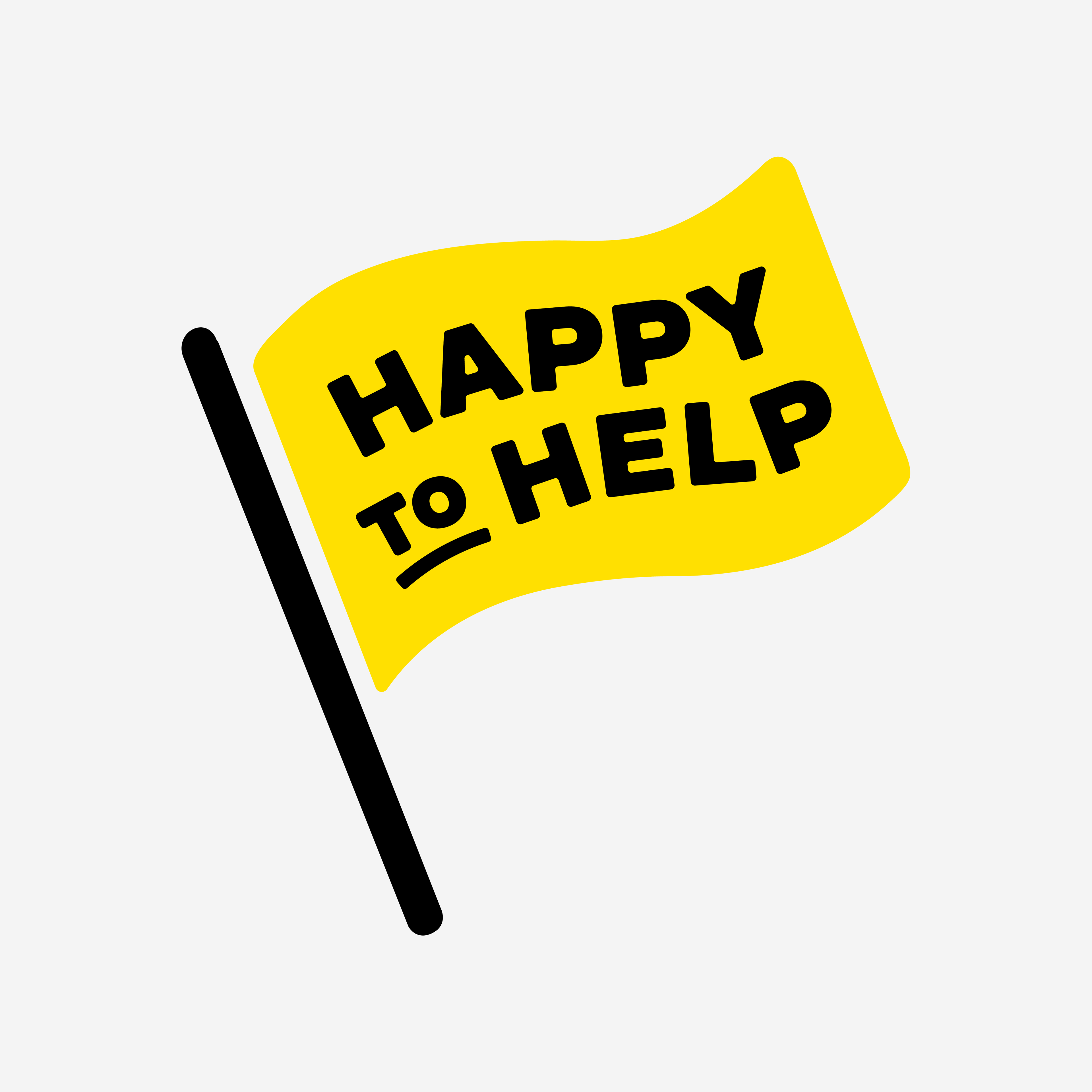 Images courtesy of #happytohelp