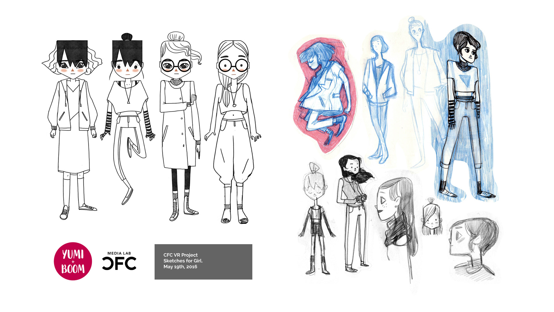 Yumi concept sketches