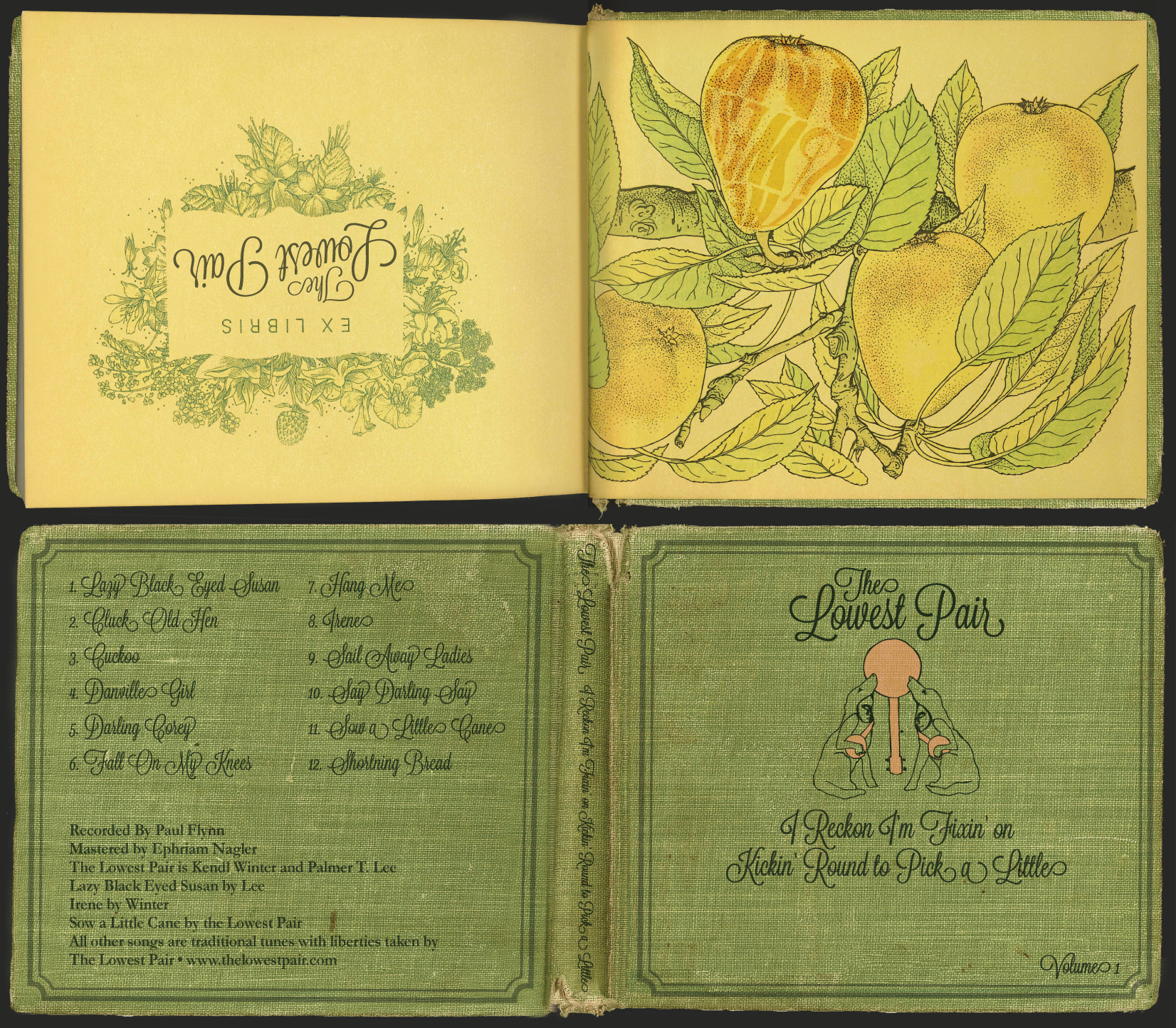 Full Digipack CD Case Layout