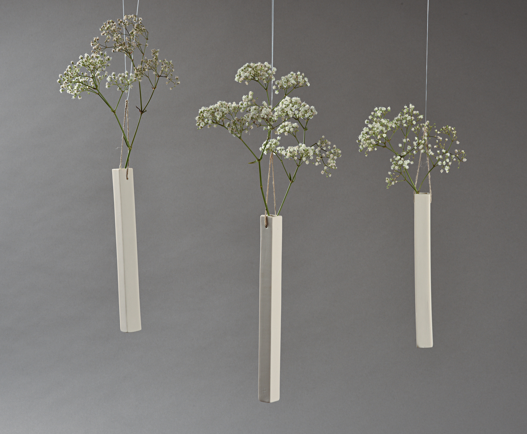 Soliflore à suspendre - Porcelaine - 18€