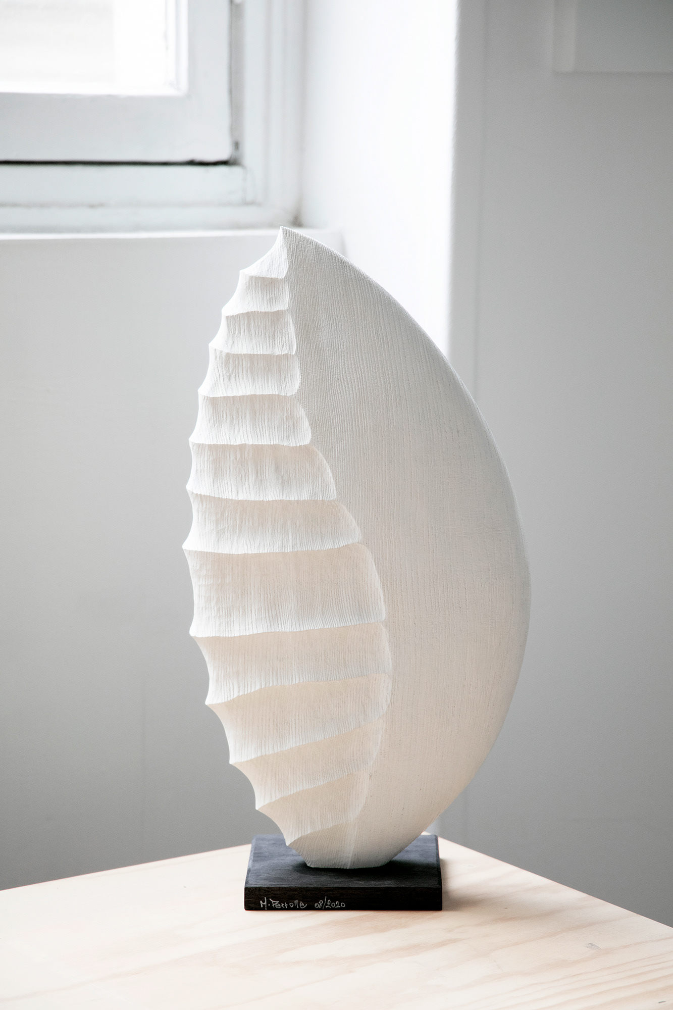 Sculpture 'Crysalide' 56 x 26cm -- Frêne - 1 500€