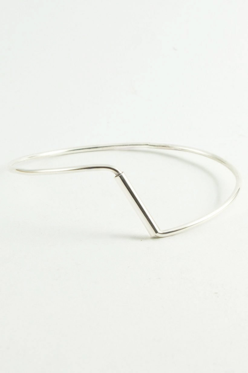 Jonc simple et minimaliste - Argent 925 - Epaisseur 2mm - 70€