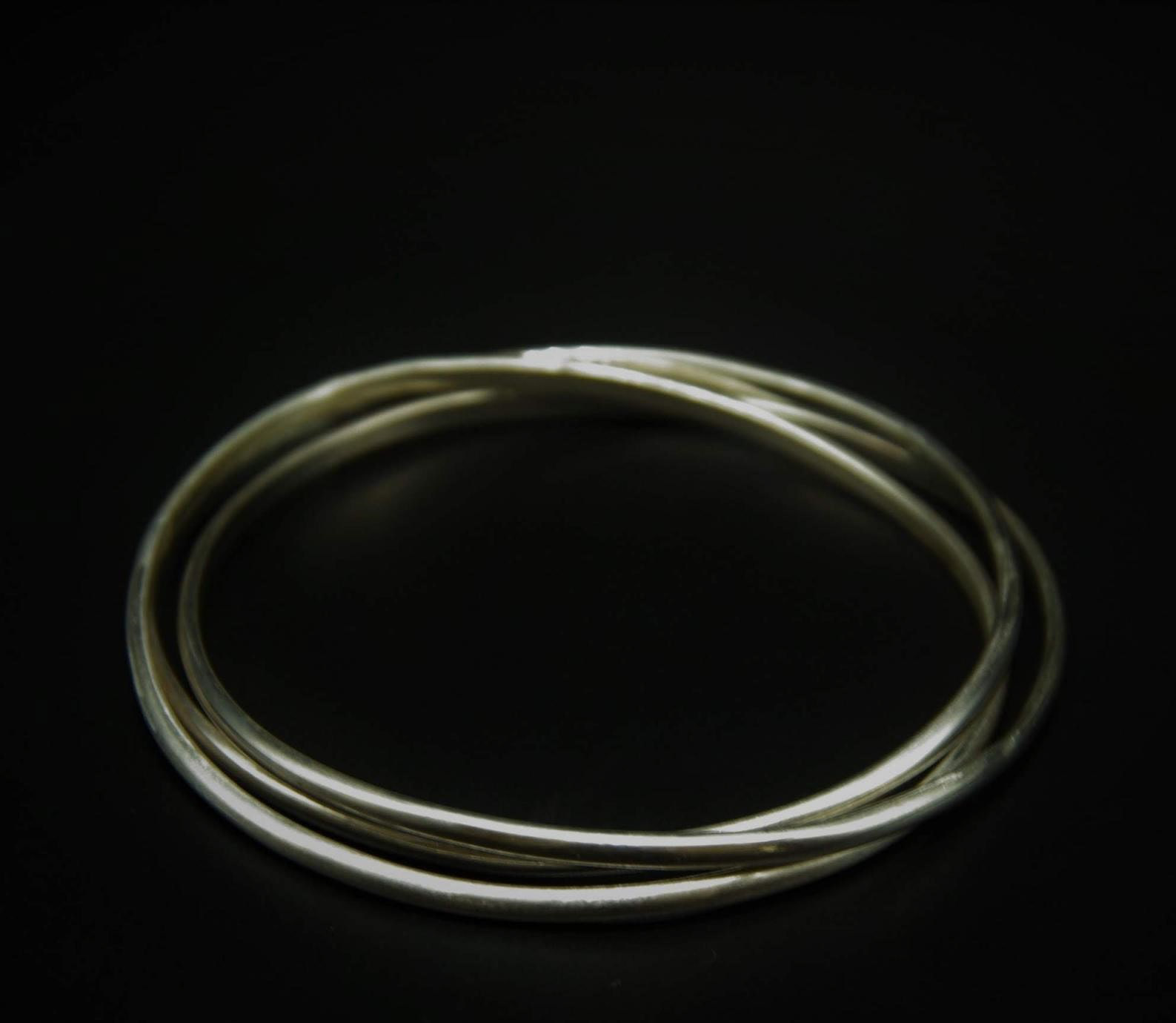 Bracelet 'Trio', collection DES-TOURS, argent 925 - 160€