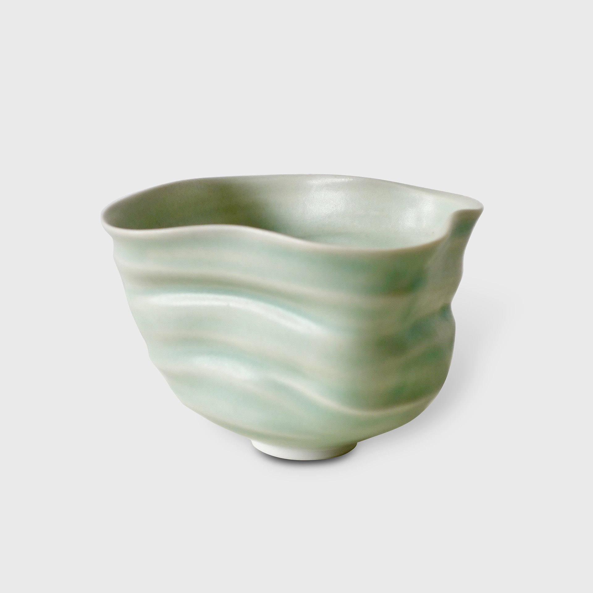 Bol porcelaine & céladon, pièce unique - 65€