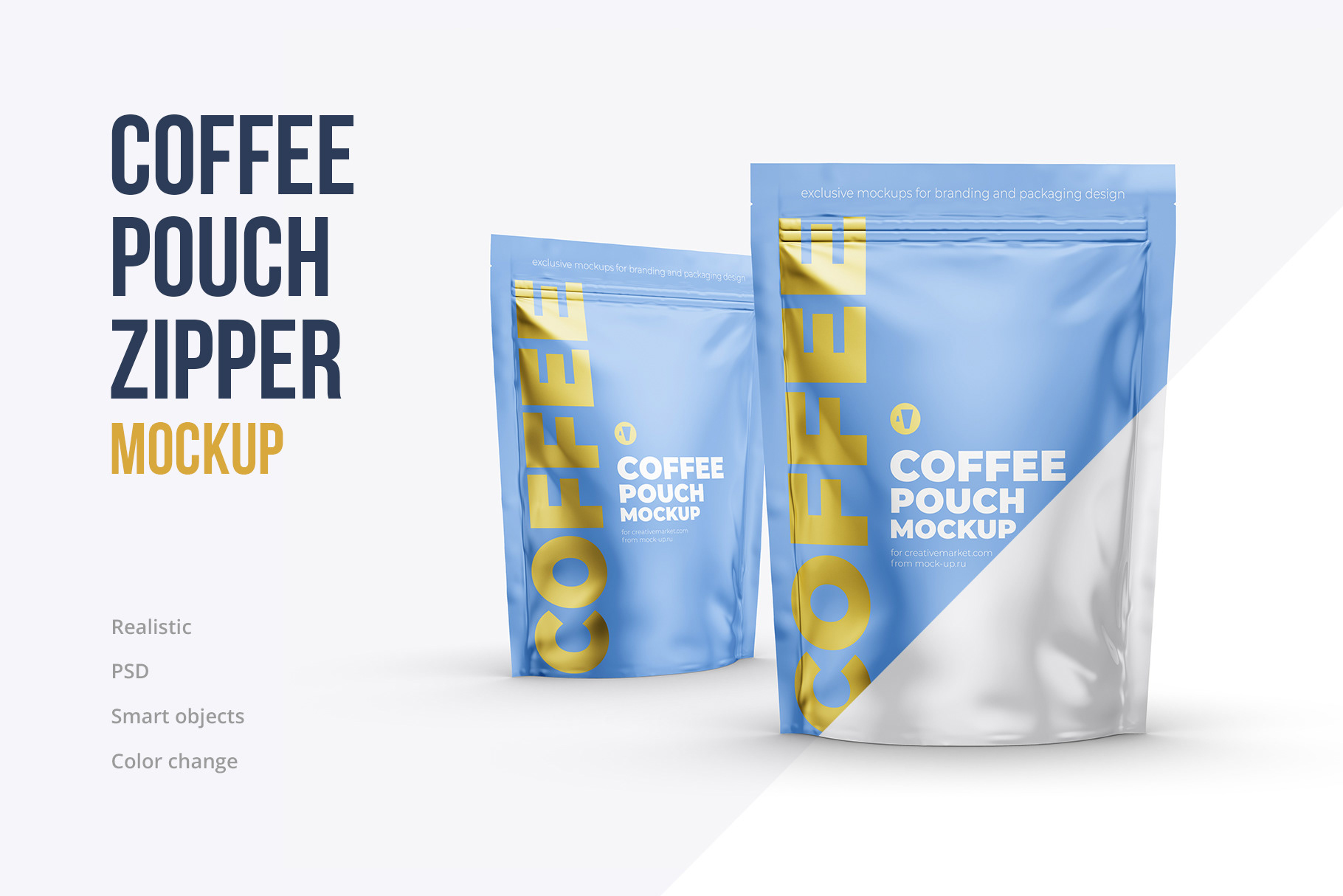 Download Exclusive Product Mockups - Coffee Stand up pouch mockup