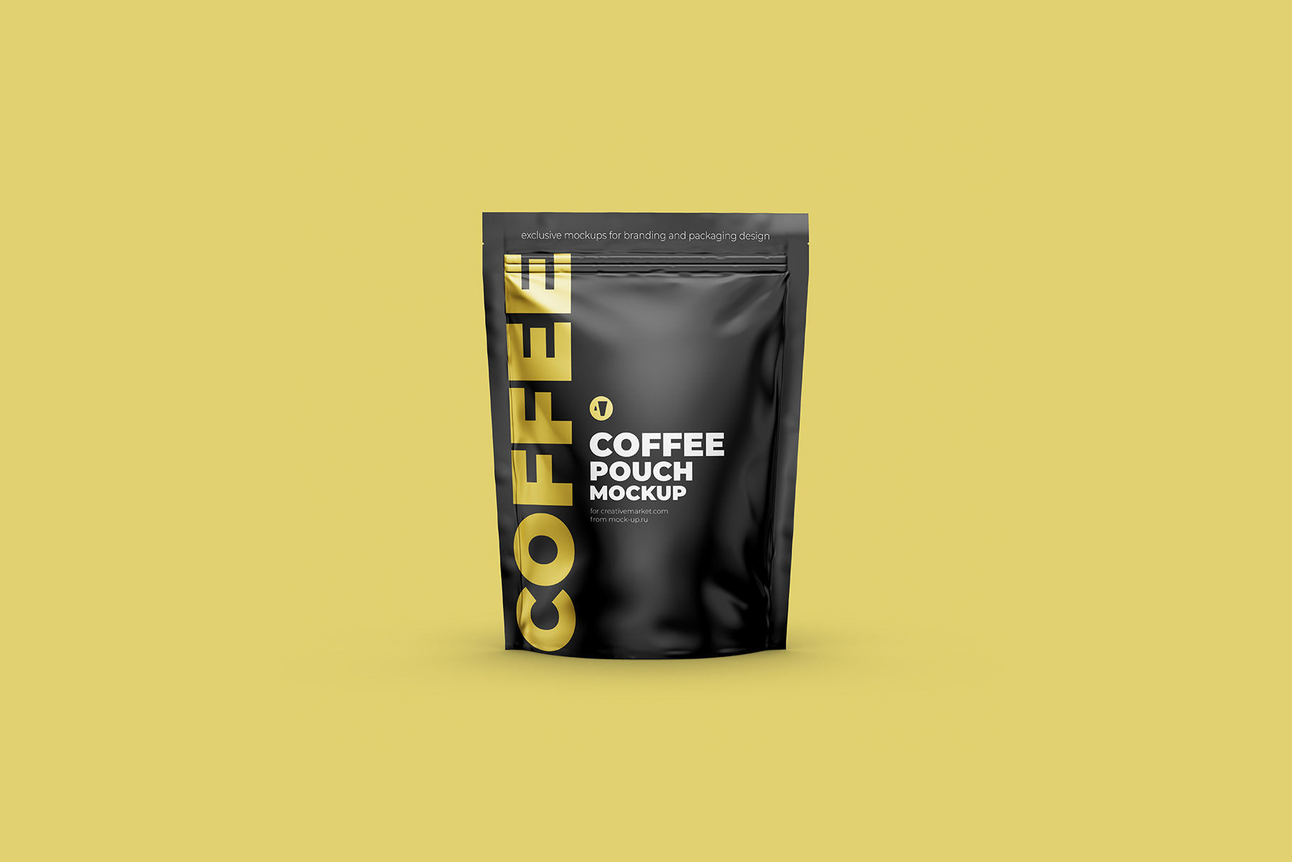 Exclusive Product Mockups - Coffee Stand up pouch mockup