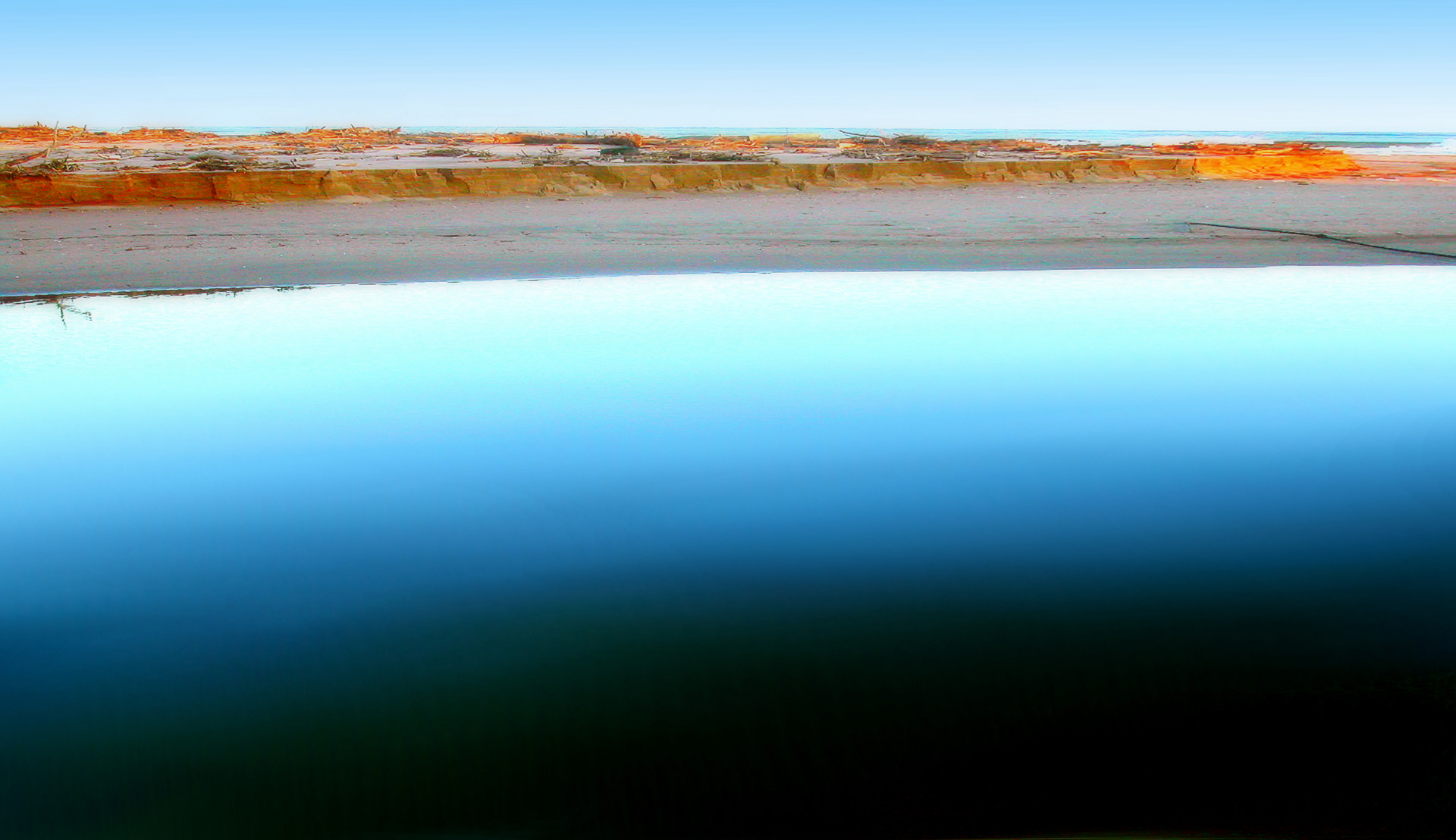Cieux dans l'eau