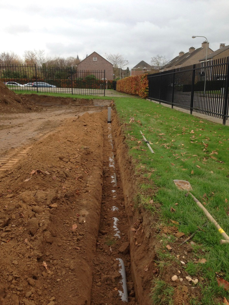 Verhallen Grondverzet rioolwerk