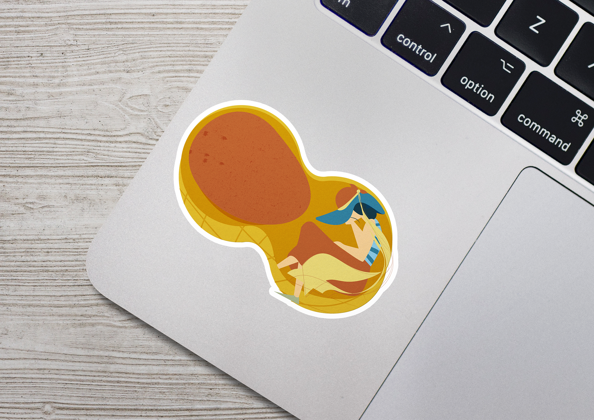 Boiled Peanuts Sticker